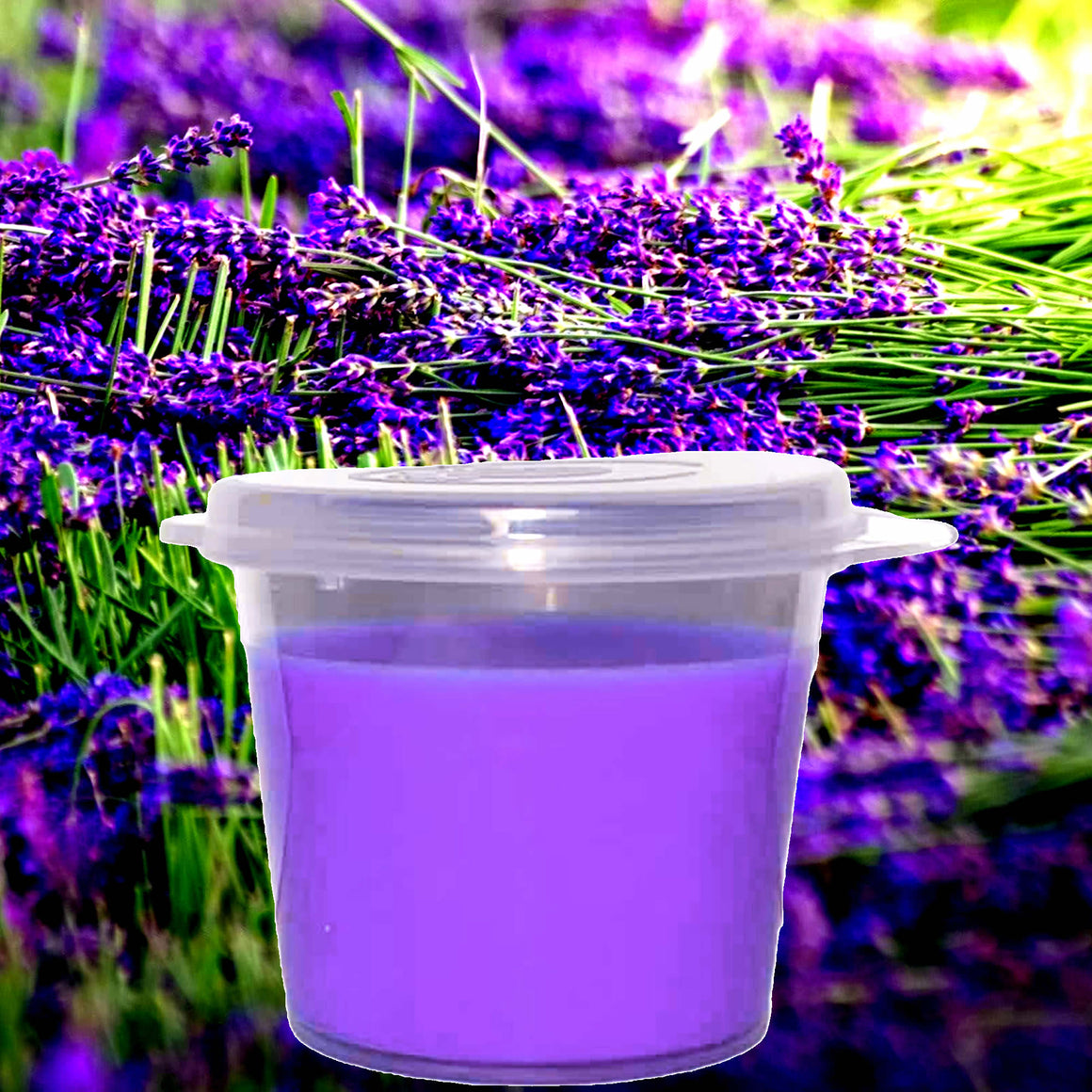 Lavender & Lemongrass Soy Candle Melt Shot Pots – Plant-Based, Vegan, Cruelty-Free, Hand-Poured