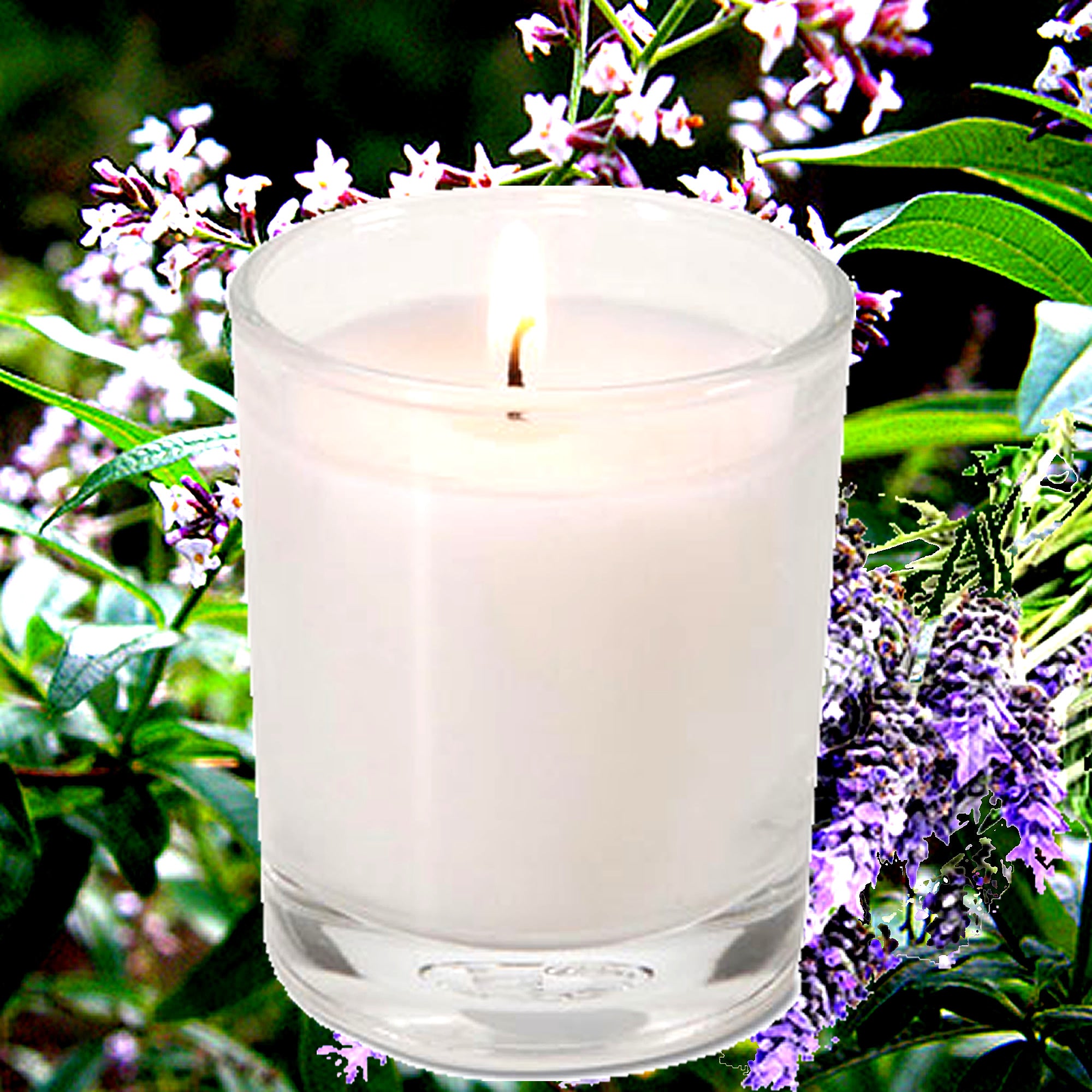 Lavender & Lemon Verbena Eco Soy Votive Candles – Clean Burn, Plant-Based, Vegan & Pet Safe