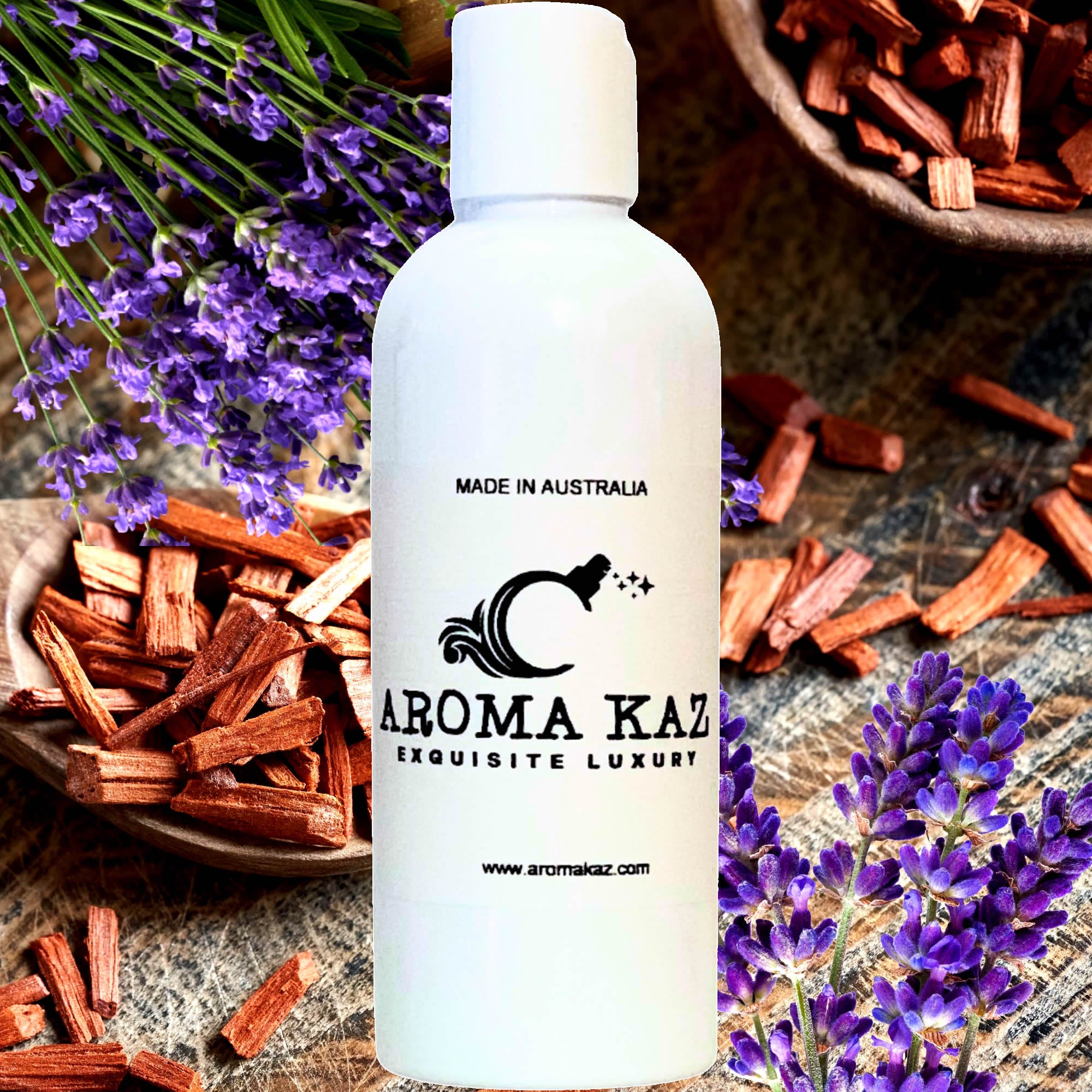 Lavender & Sandalwood Bath/Body/Massage Oil Vegan Plant-Based Moisturiser