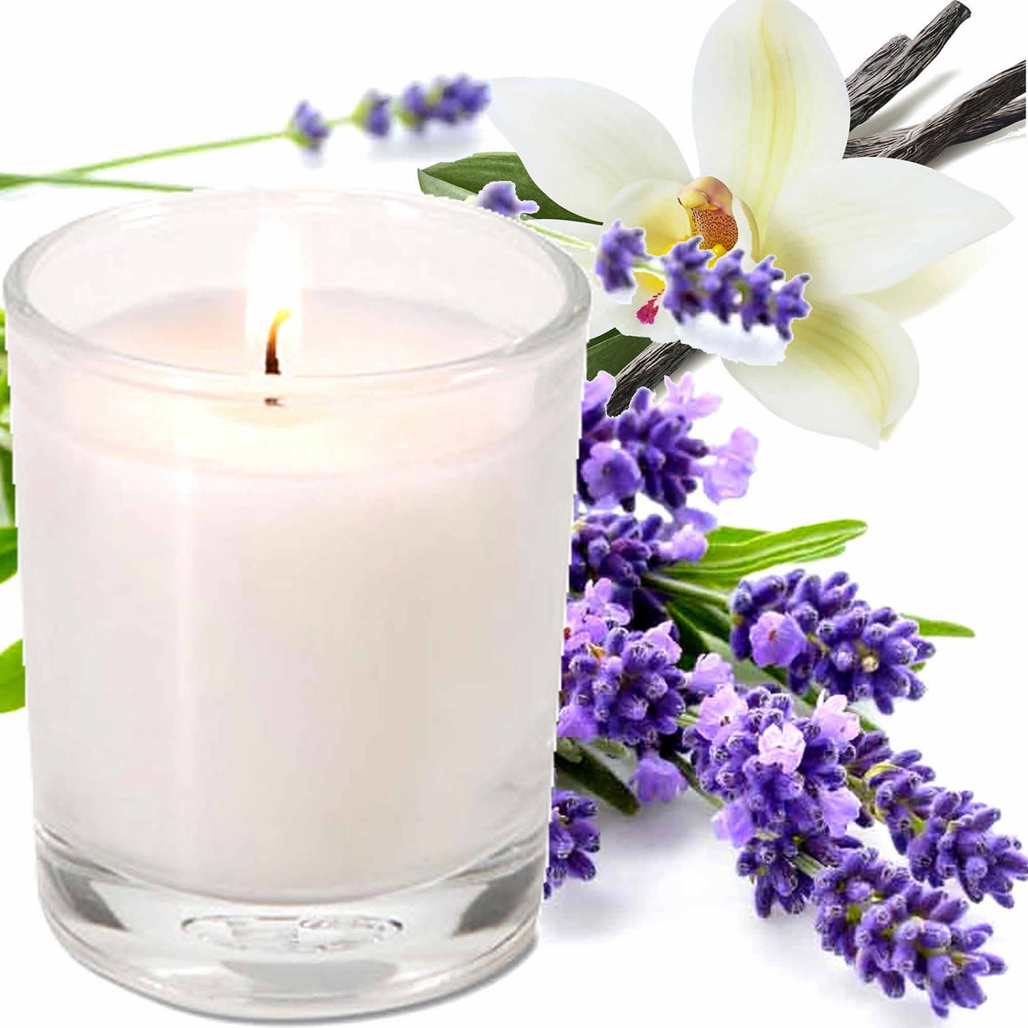 Lavender & Vanilla Scented Eco Soy Votive Candles Hand Poured