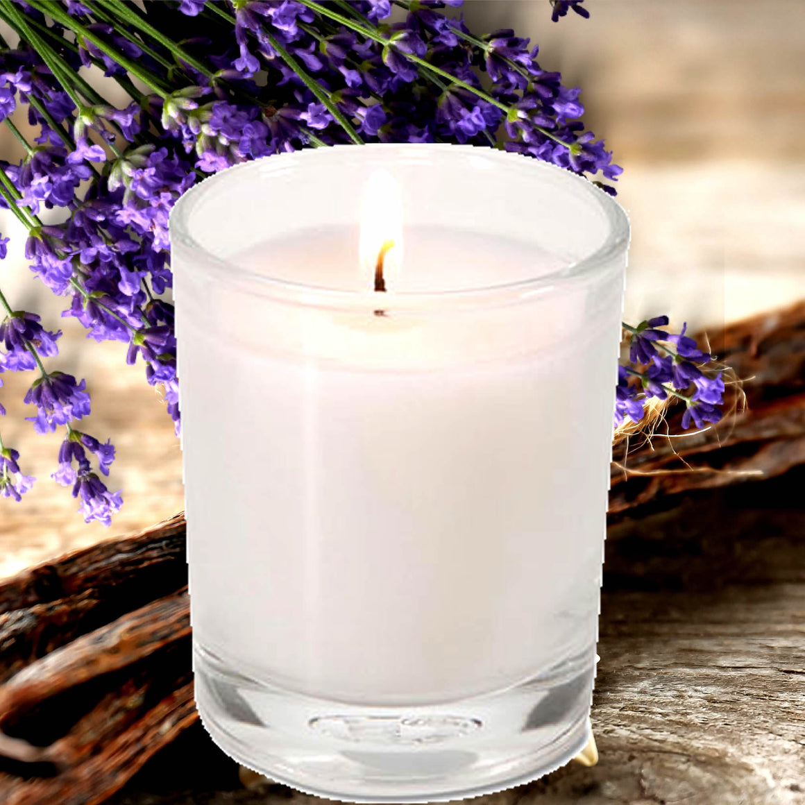 Lavender & Vanilla Eco Soy Votive Candles – Clean Burn, Plant-Based, Vegan & Pet Safe