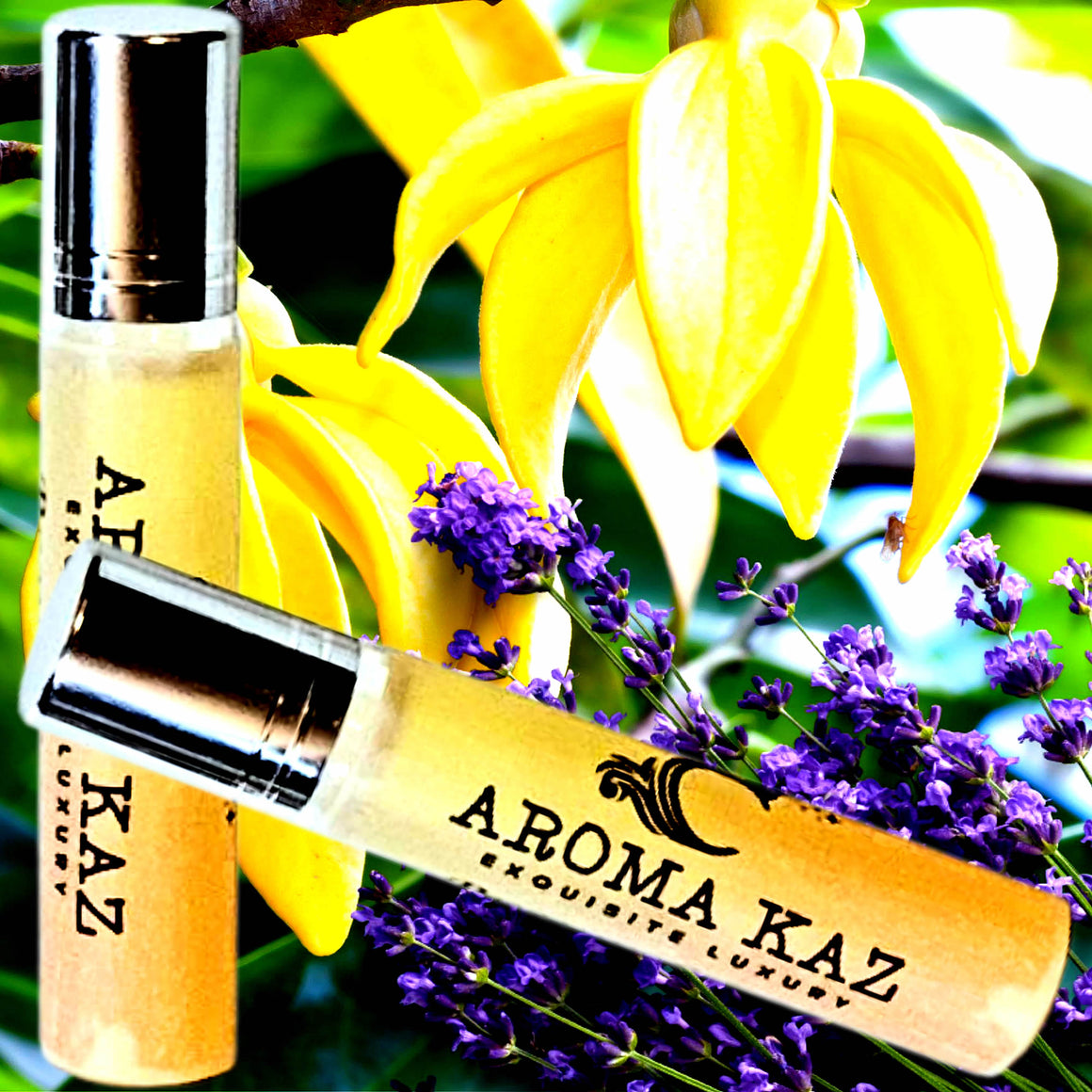 Lavender & Ylang Ylang Roll-On Perfume Plant-Based Vegan Cruelty Free