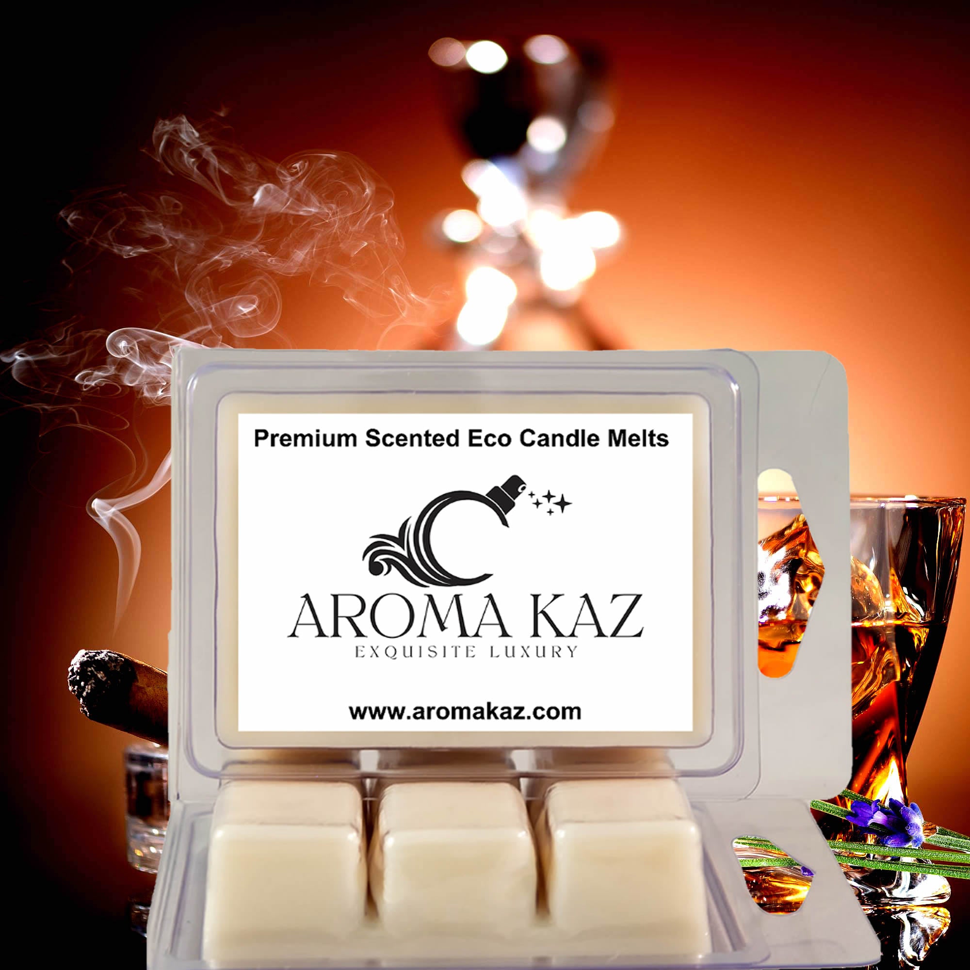 Lavender Tobacco Soy Wax Melts – Hand-Poured, Plant-Based & Vegan