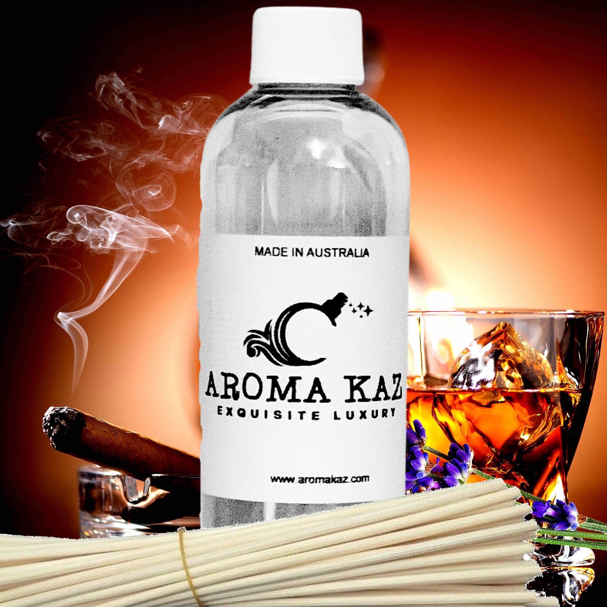 Lavender Tobacco Diffuser Fragrance Oil with Reeds – Vegan Cruelty-Free Home Aroma