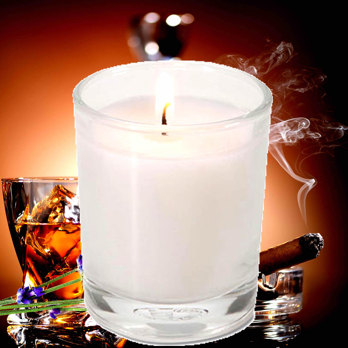 Lavender Tobacco Eco Soy Votive Candles – Clean Burn, Plant-Based, Vegan & Pet Safe