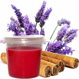 Lavender Tobacco Eco Soy Shot Pot Candle Melts