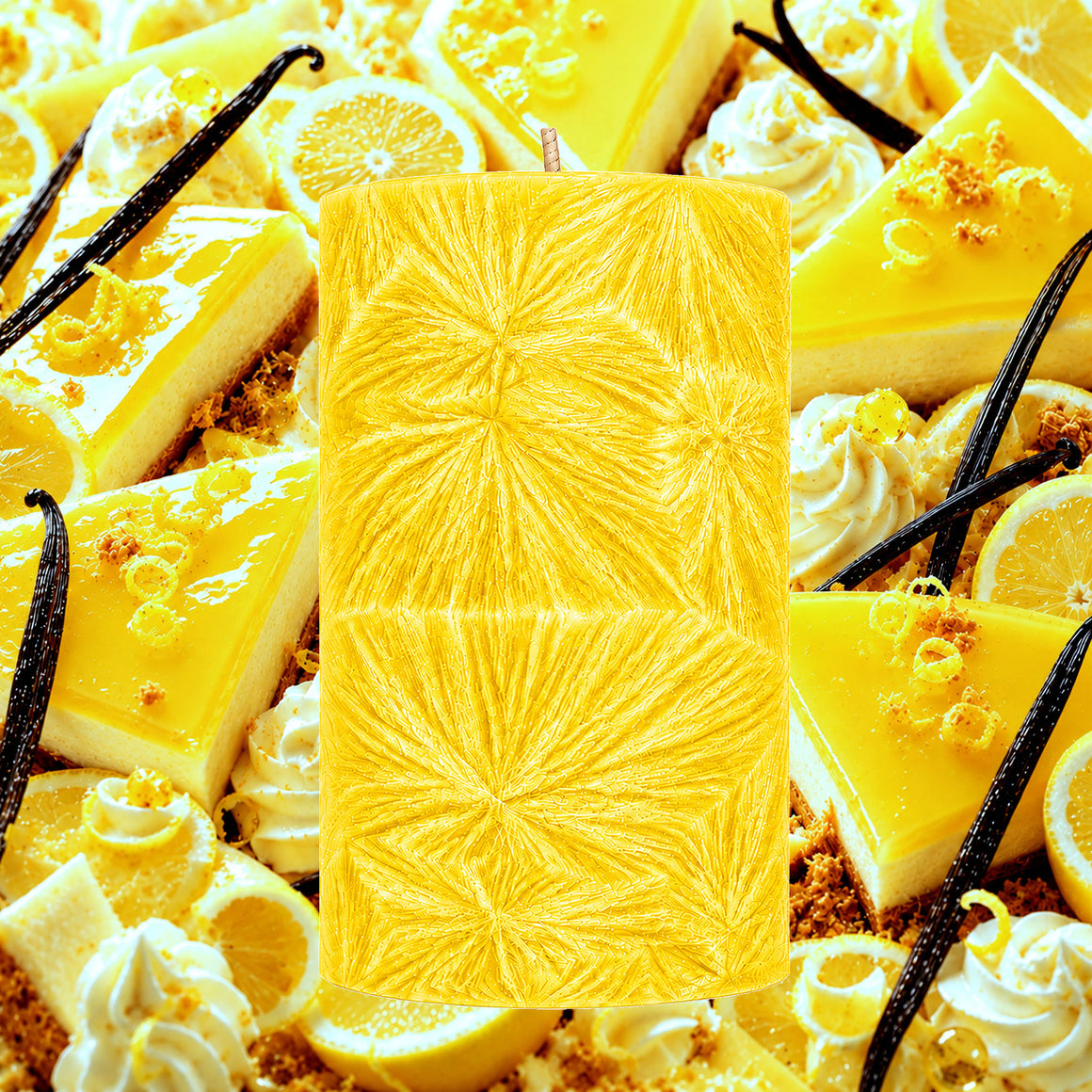Lemon Cheesecake Pillar Candle