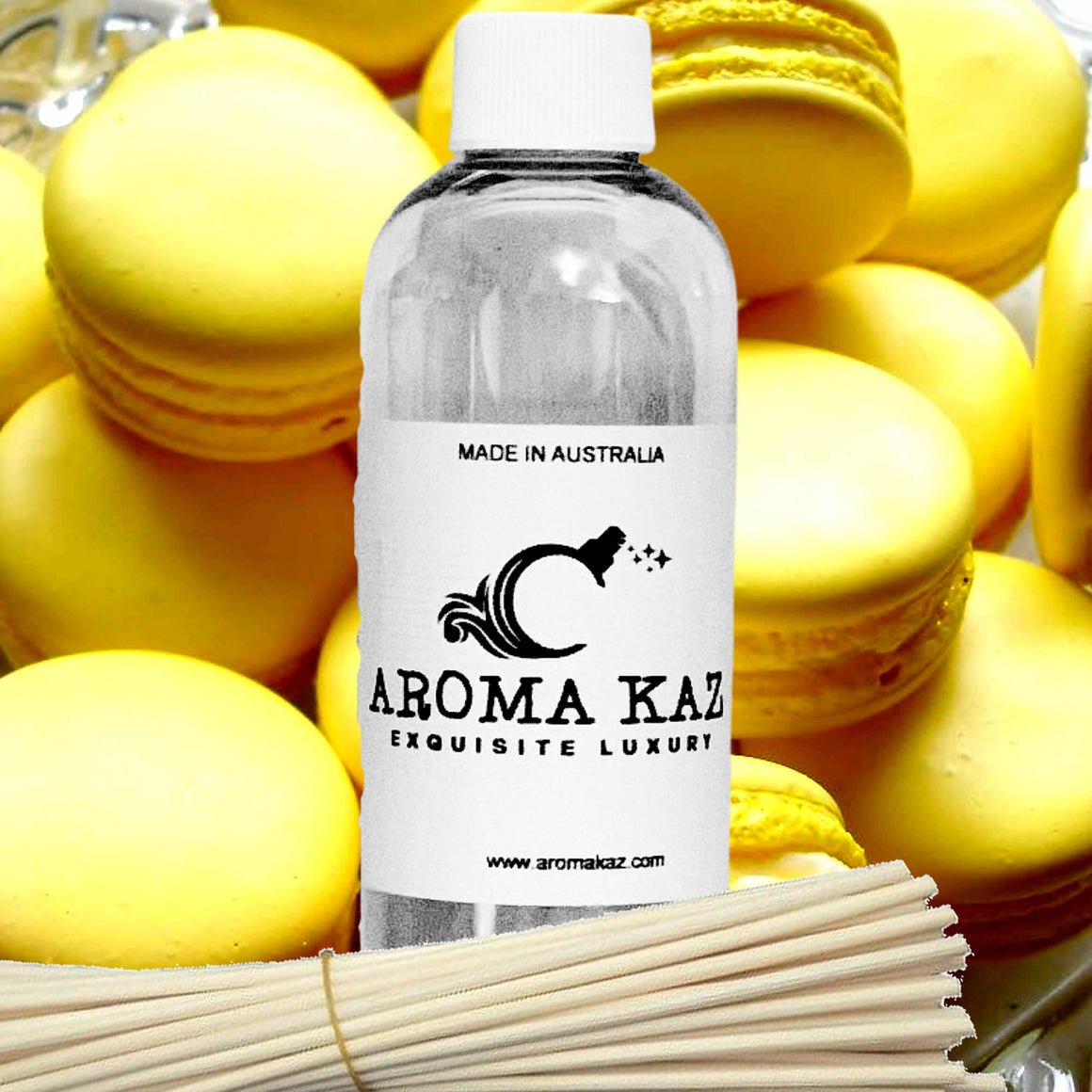 Lemon Cookies Diffuser Fragrance Oil with Reeds – Vegan Cruelty-Free Home Aroma