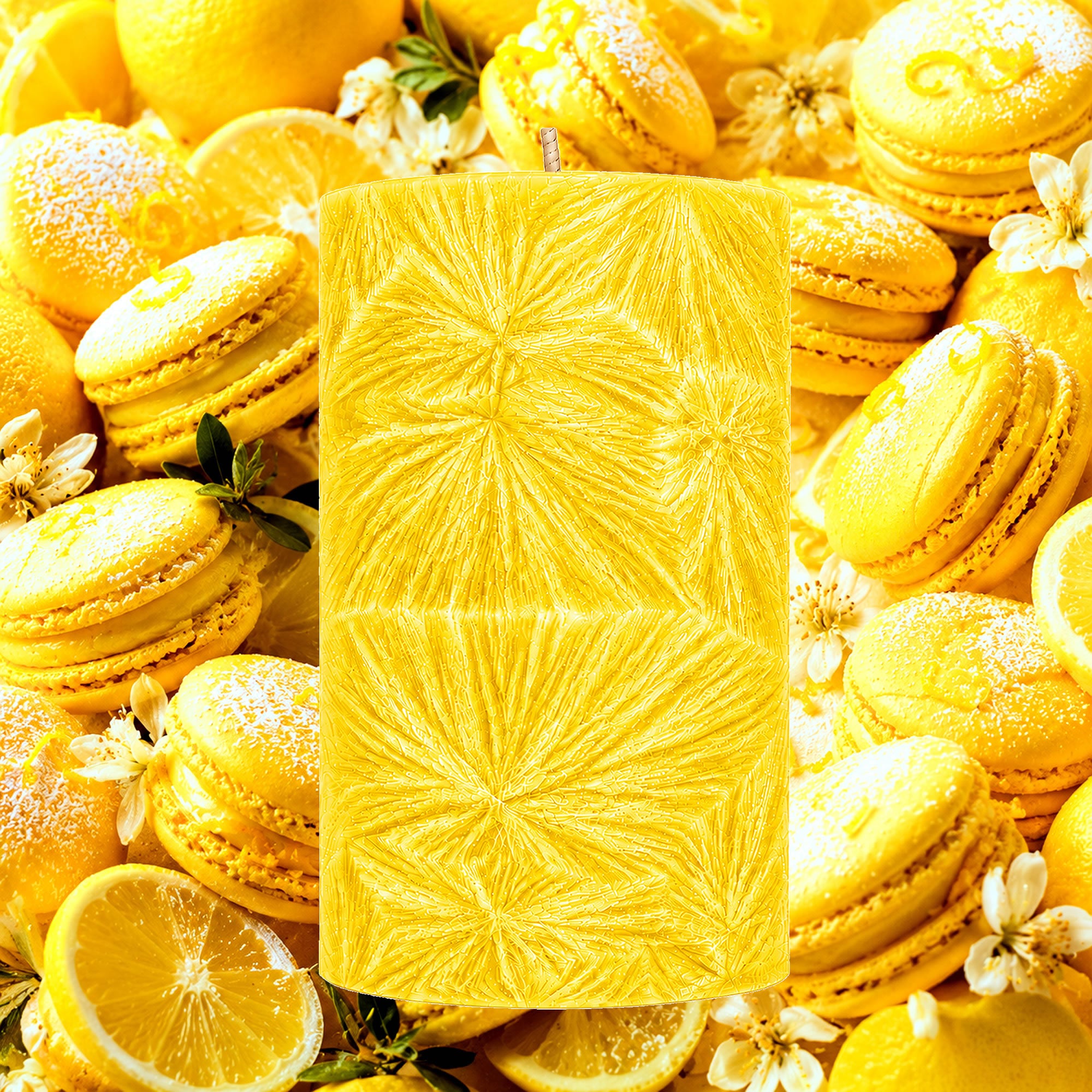 Lemon Cookies Pillar Candle