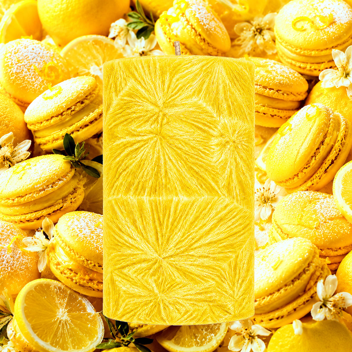 Lemon Cookies Pillar Candle