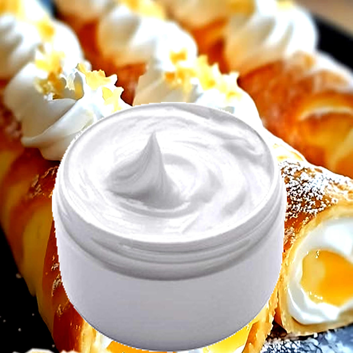Lemon Cream Croissants Body & Hand Cream Vegan Cruelty-Free Moisturiser