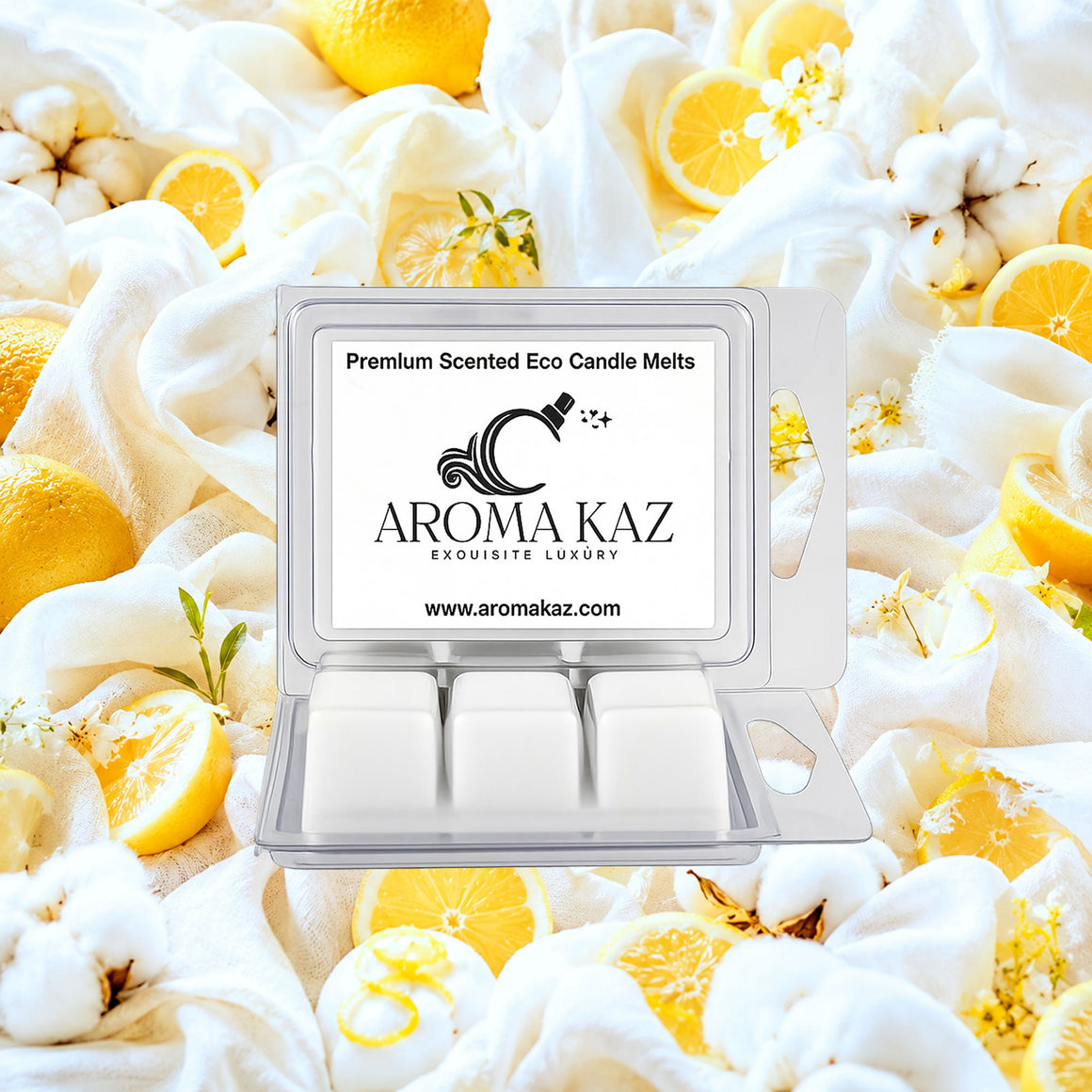 Lemon Fresh Linen Soy Wax Melts Clam Pack