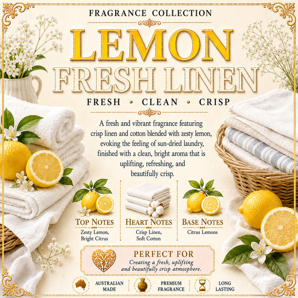 Lemon Fresh Linen Body Spray & Fragrance Mist | Vegan Australian Made ...