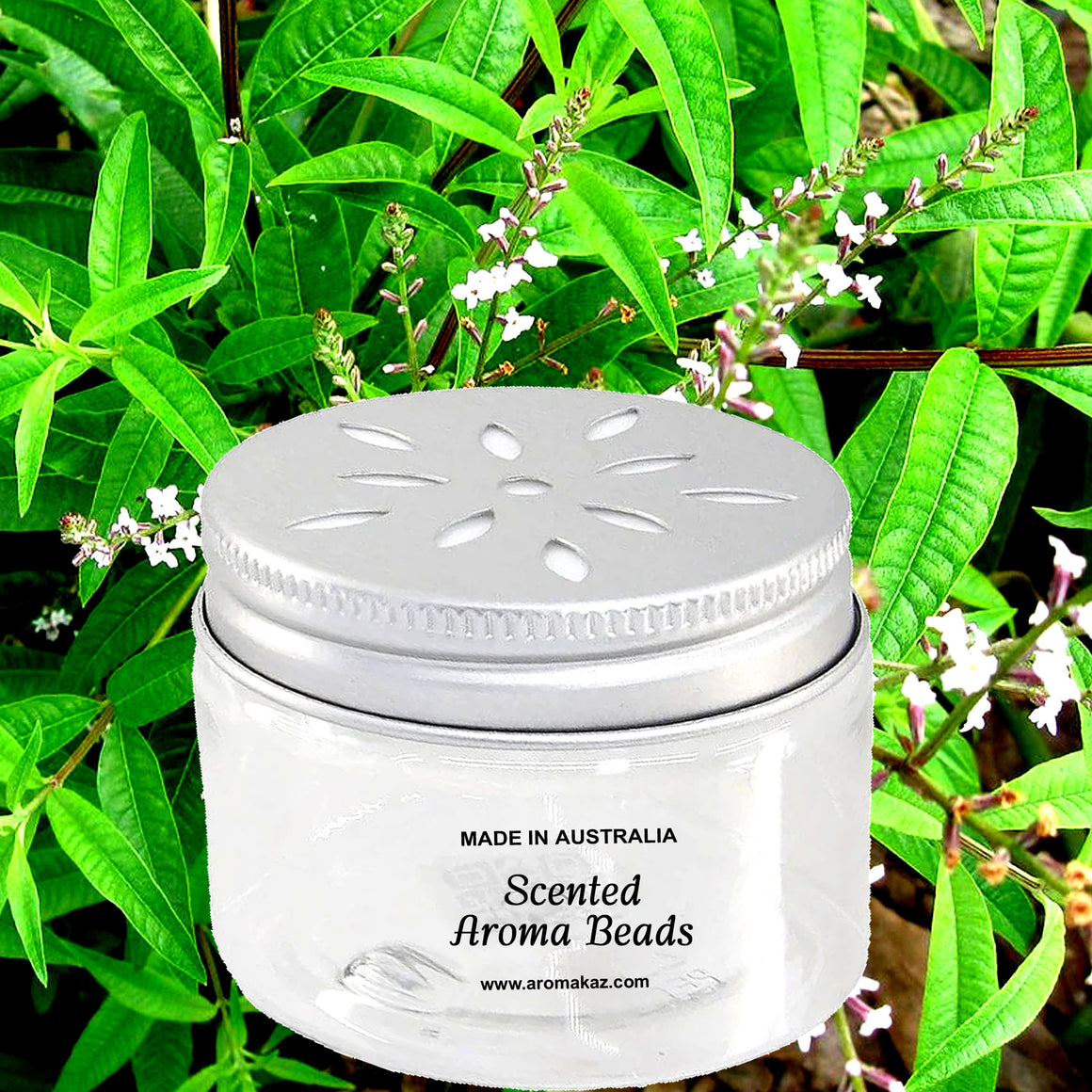 Lemon Verbena Air Freshener Aroma Beads - Room, Car, Pantry, Pet Areas, Linen