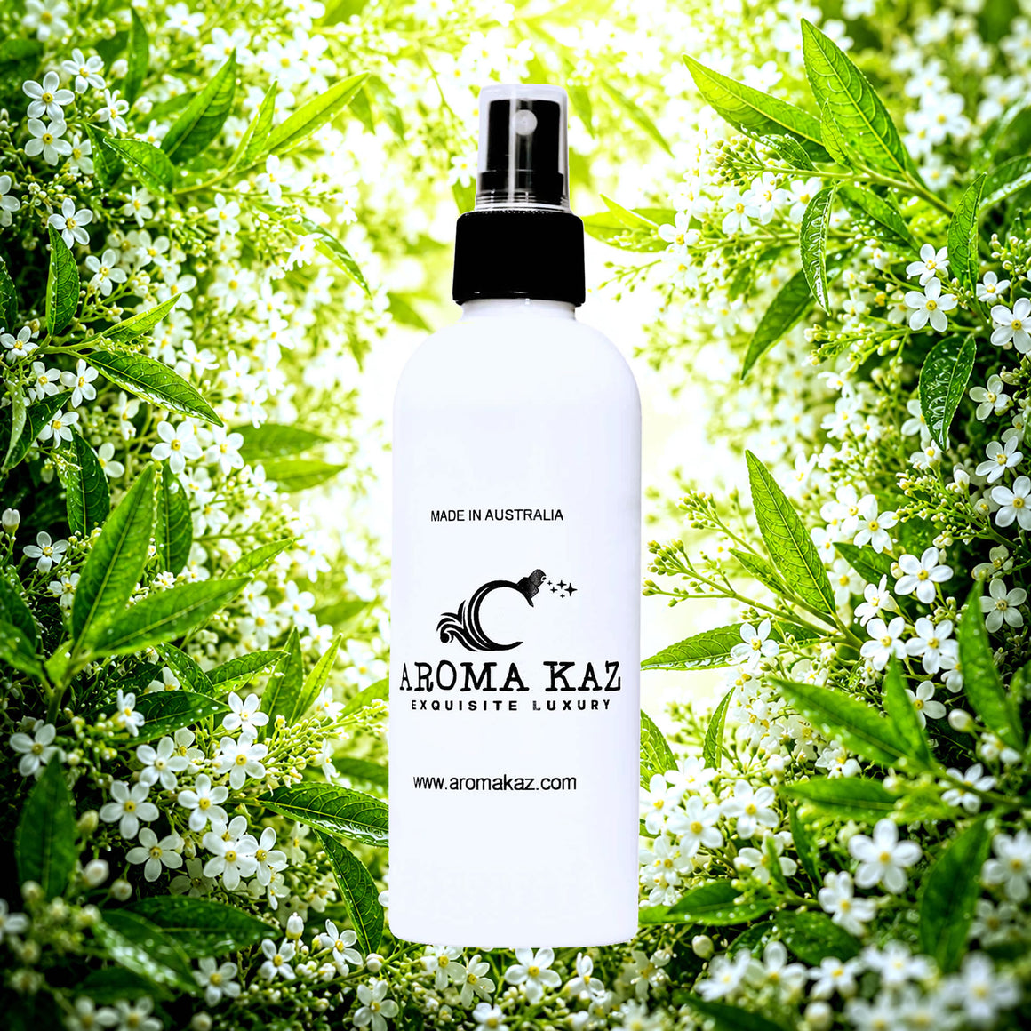 Lemon Verbena Room Linen Car Air Freshener Spray Deodoriser eco-friendly vegan, cruelty-free body fragrance featuring refreshing floral fresh verbena, made in Australia.