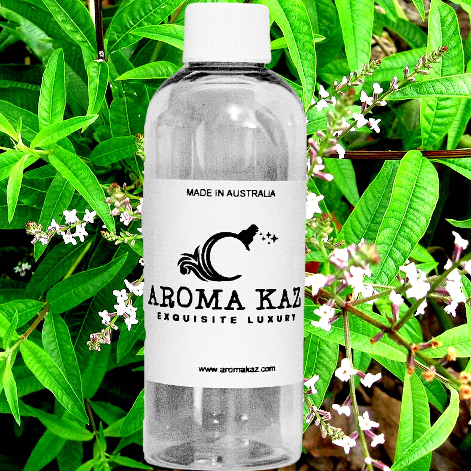 Lemon Verbena fragrance oil for candle making, soap making and perfume blending – vegan, cruelty-free featuring refreshing floral fresh verbena, handmade in Australia.