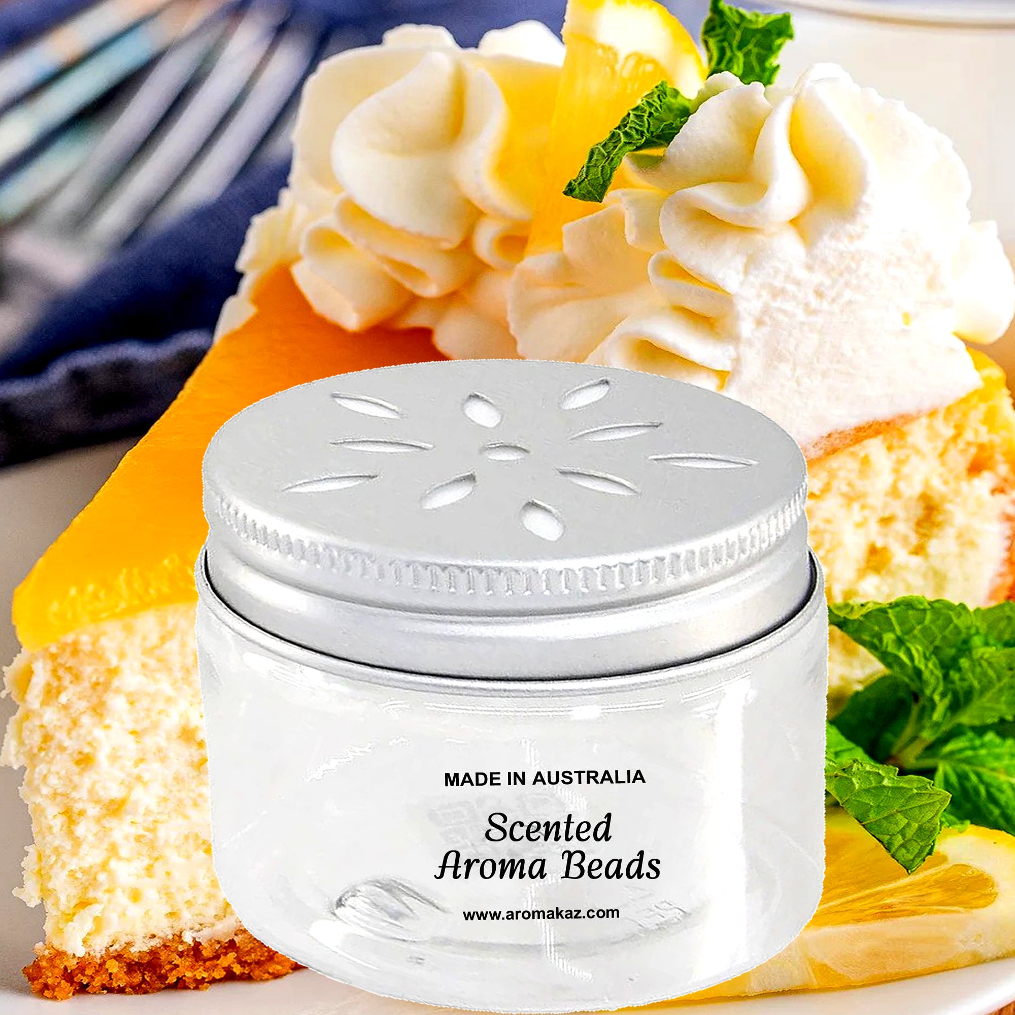 Lemon Cheesecake Air Freshener Aroma Beads - Room, Car, Pantry, Pet Areas, Linen