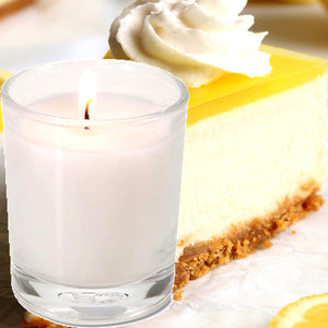 Lemon Cheesecake Scented Eco Soy Votive Candles Hand Poured