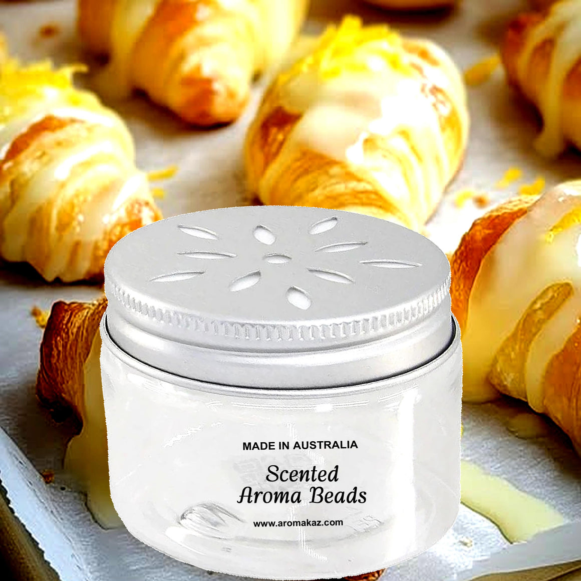 Lemon Cream Croissants Aroma Beads Room/Linen/Car Air Freshener