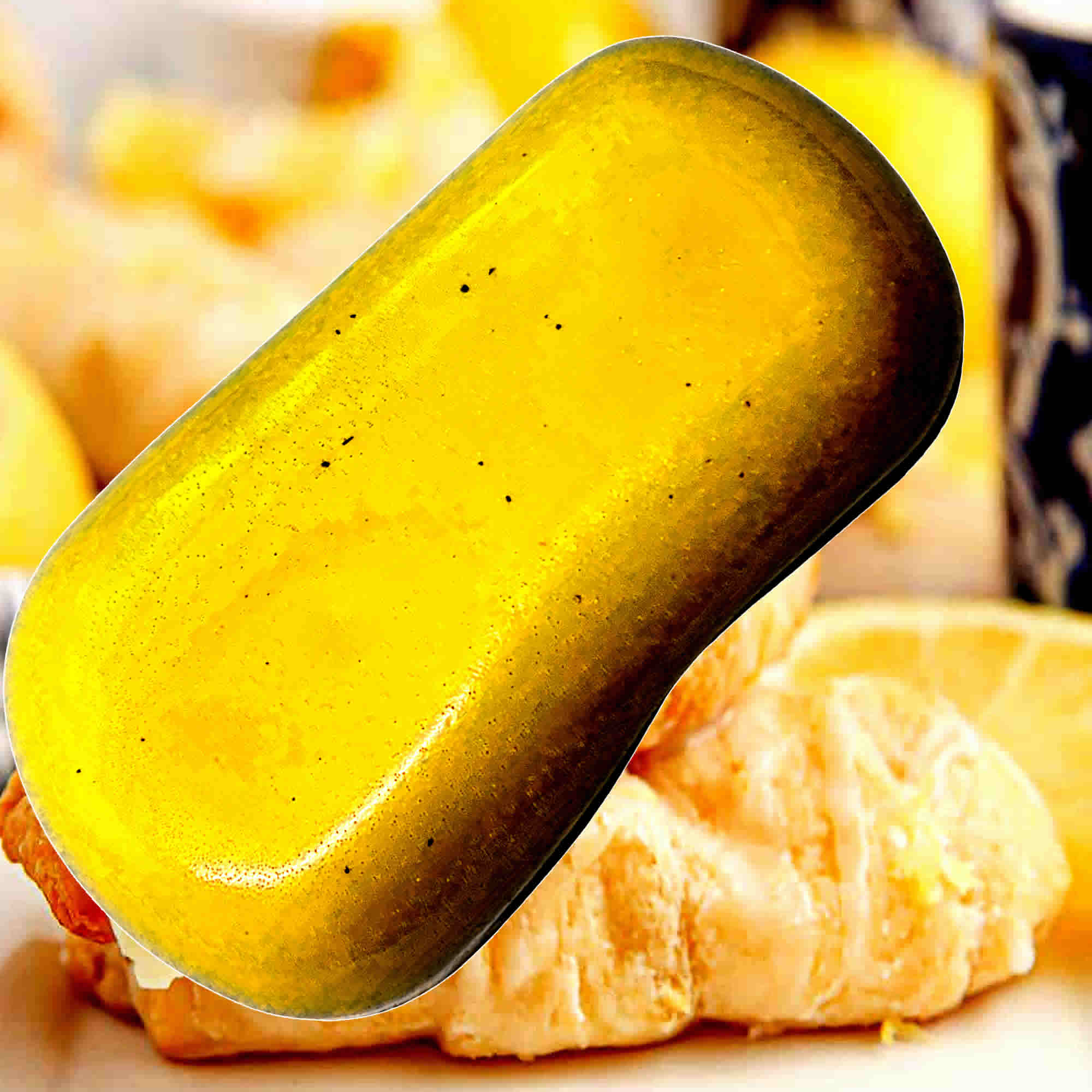 Lemon Cream Croissants Vegan Soap Bars Plant-Based Cruelty-Free Handcrafted