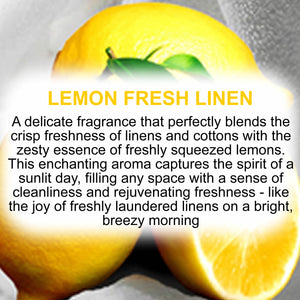 Lemon Fresh Linen Perfume Body Spray Mist Vegan Cruelty-Free