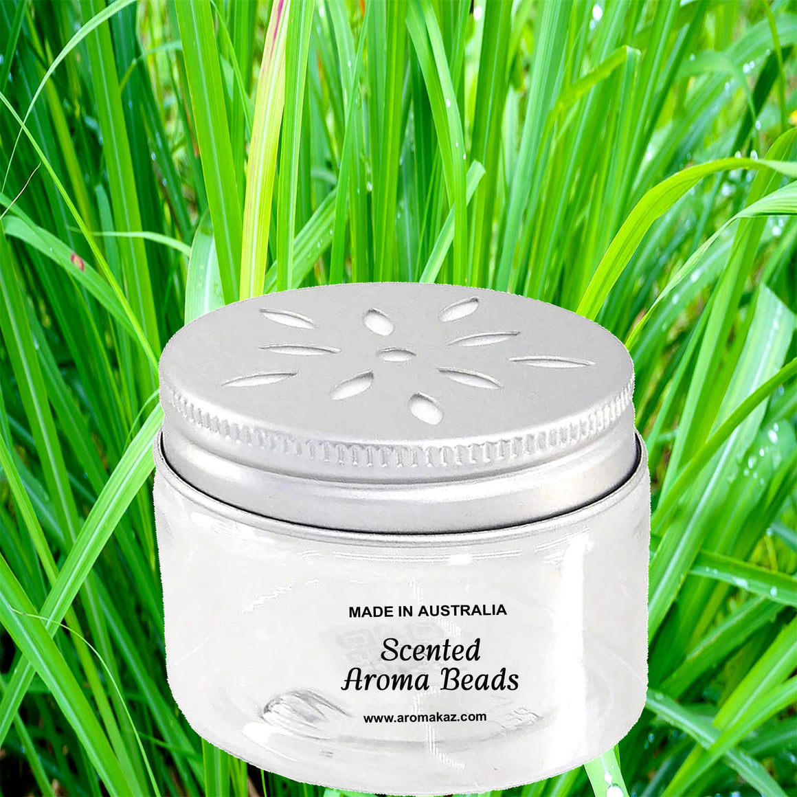 Lemongrass Citronella Air Freshener Aroma Beads - Room, Car, Pantry, Pet Areas, Linen