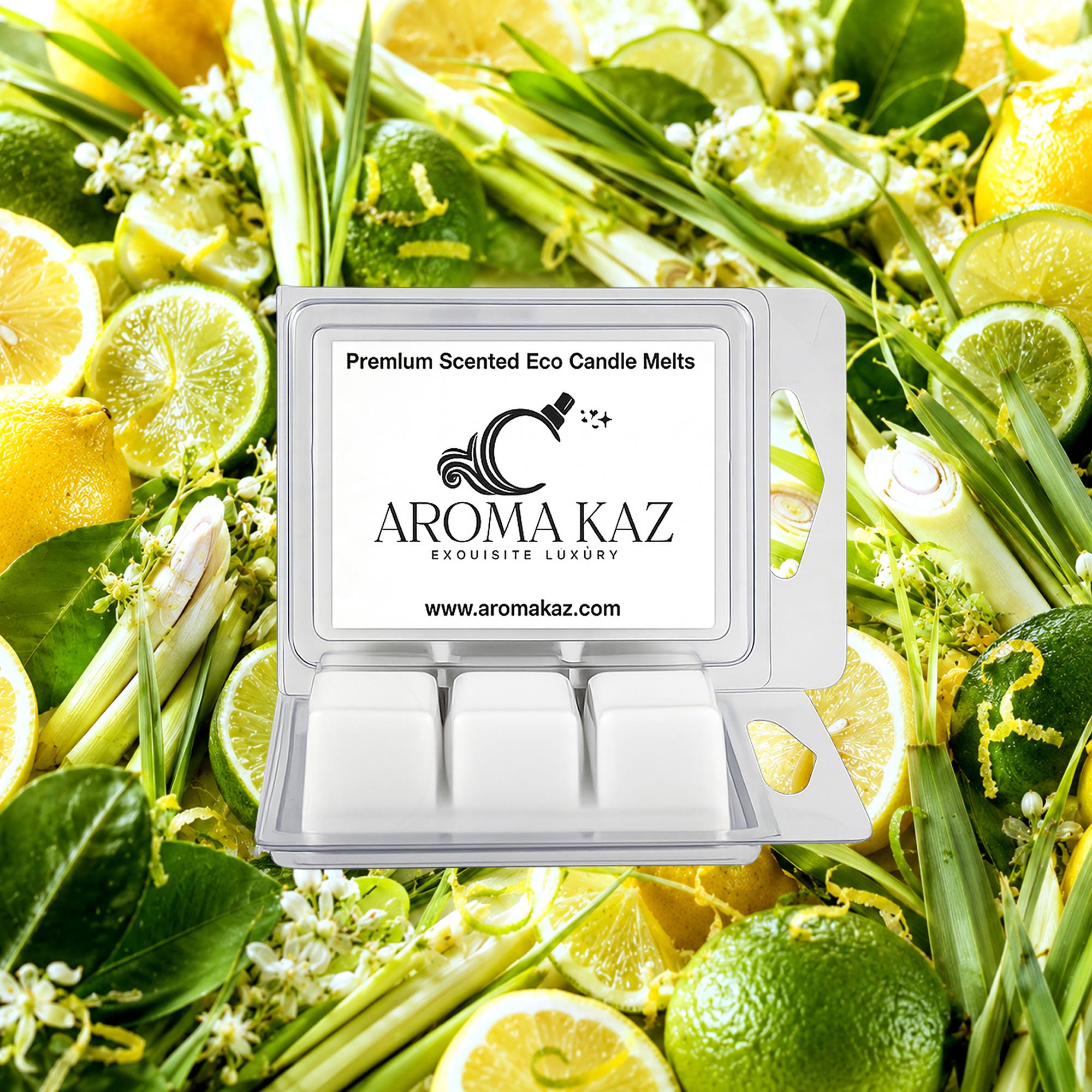 Lemongrass & Limes Soy Wax Melts Clam Pack