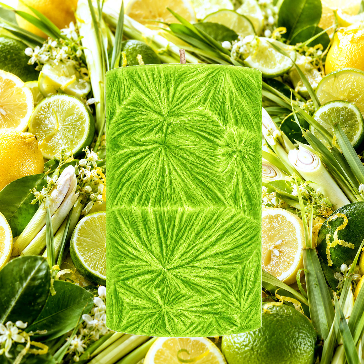 Lemongrass & Limes Pillar Candle