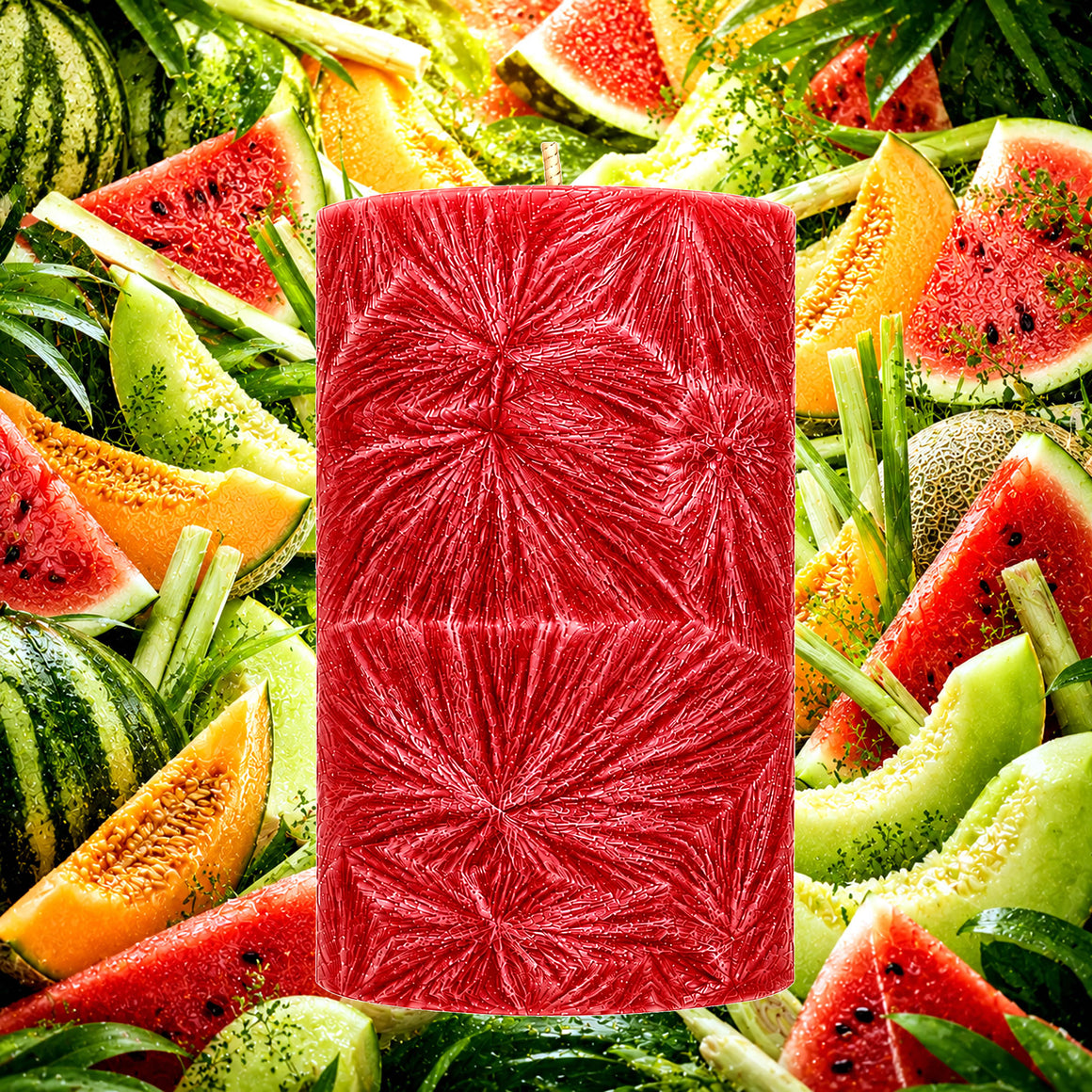 Lemongrass & Wild Melons Pillar Candle