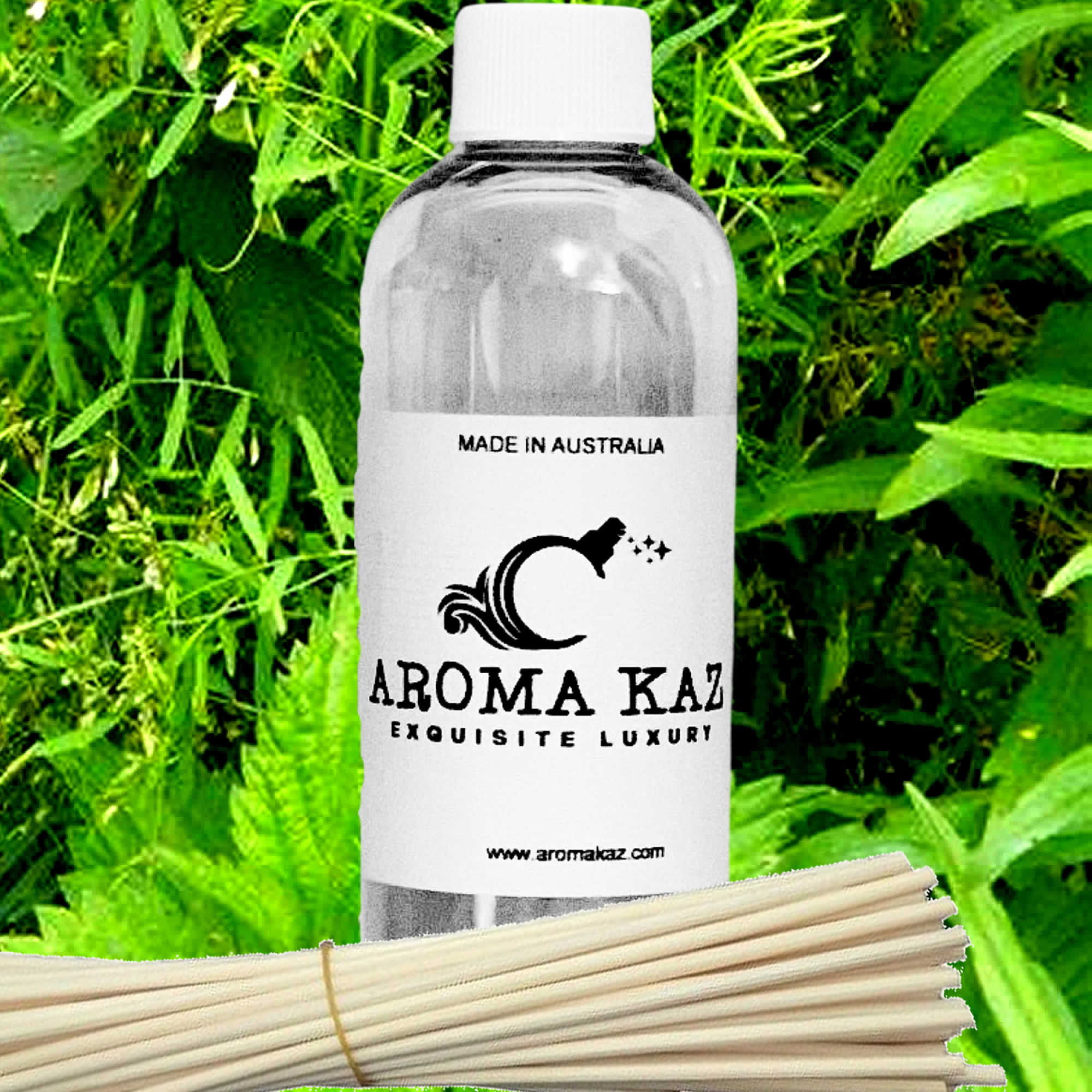 Lemongrass & Wild Mint Diffuser Fragrance Oil with Reeds – Vegan Cruelty-Free Home Aroma