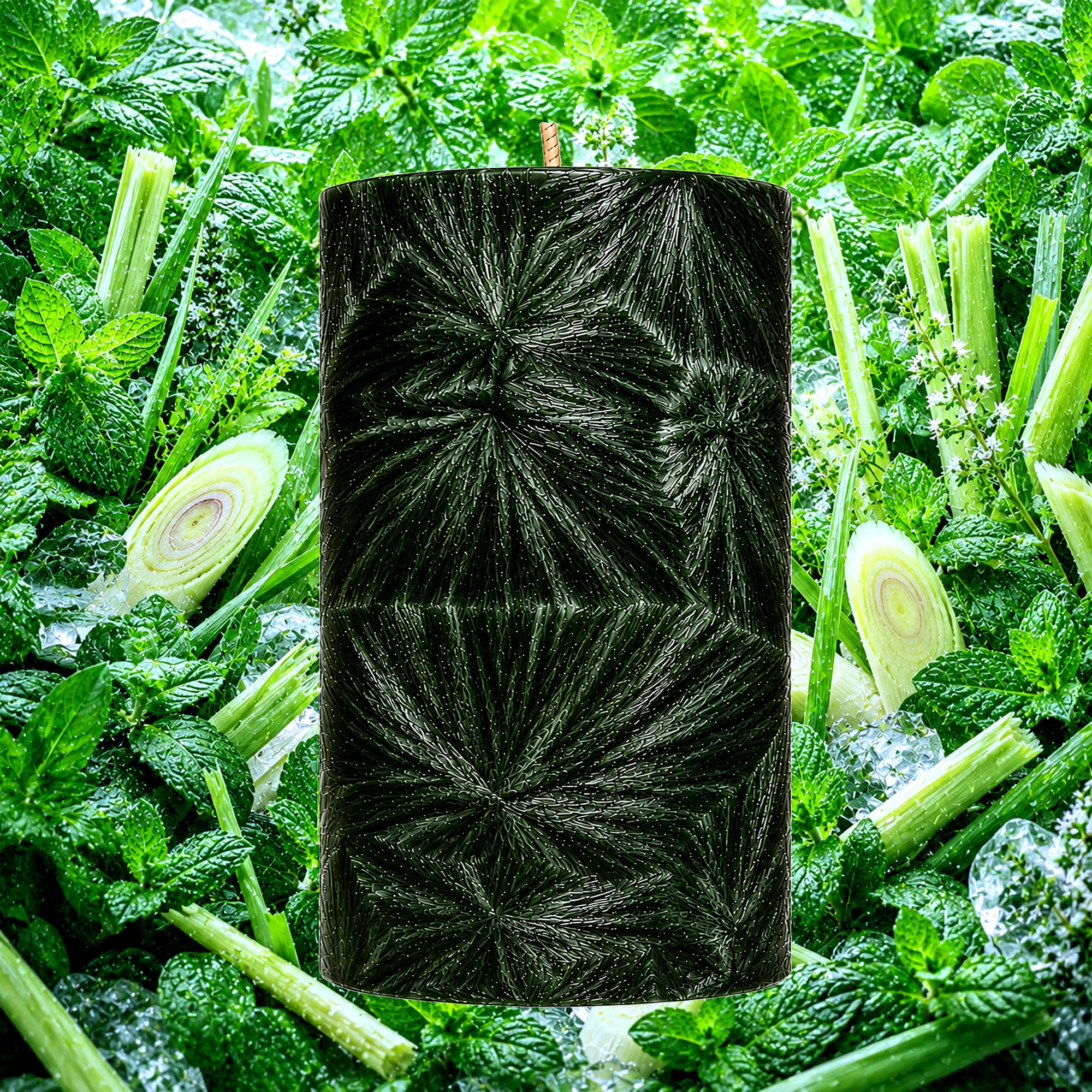 Lemongrass & Wild Mint Pillar Candle