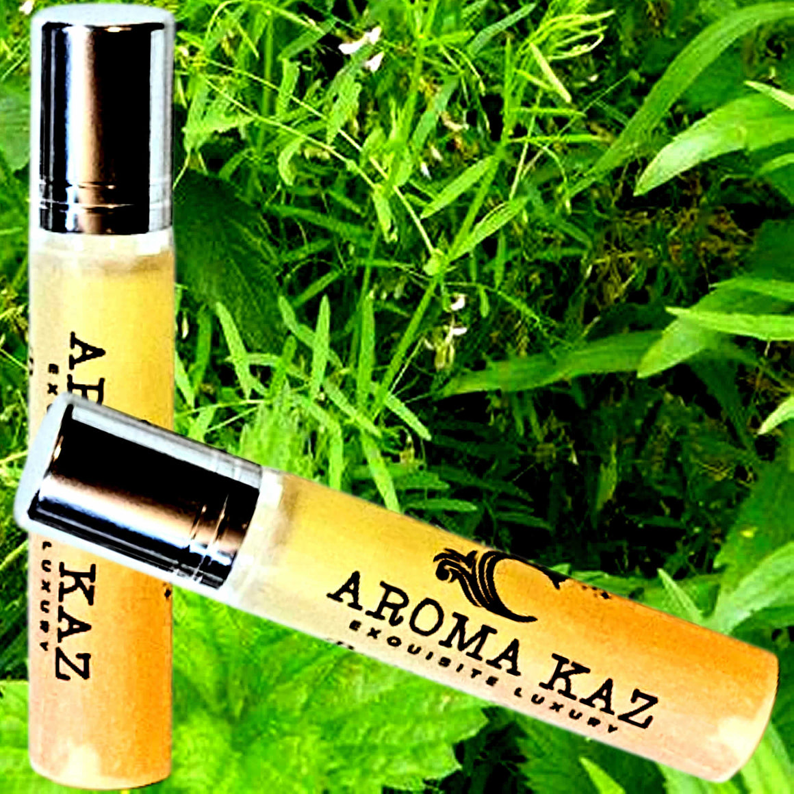 Lemongrass & Wild Mint Fragrance Roll On – vegan, cruelty-free perfume roll on featuring cool wild mint and uplifting lemongrass, handmade in Australia.