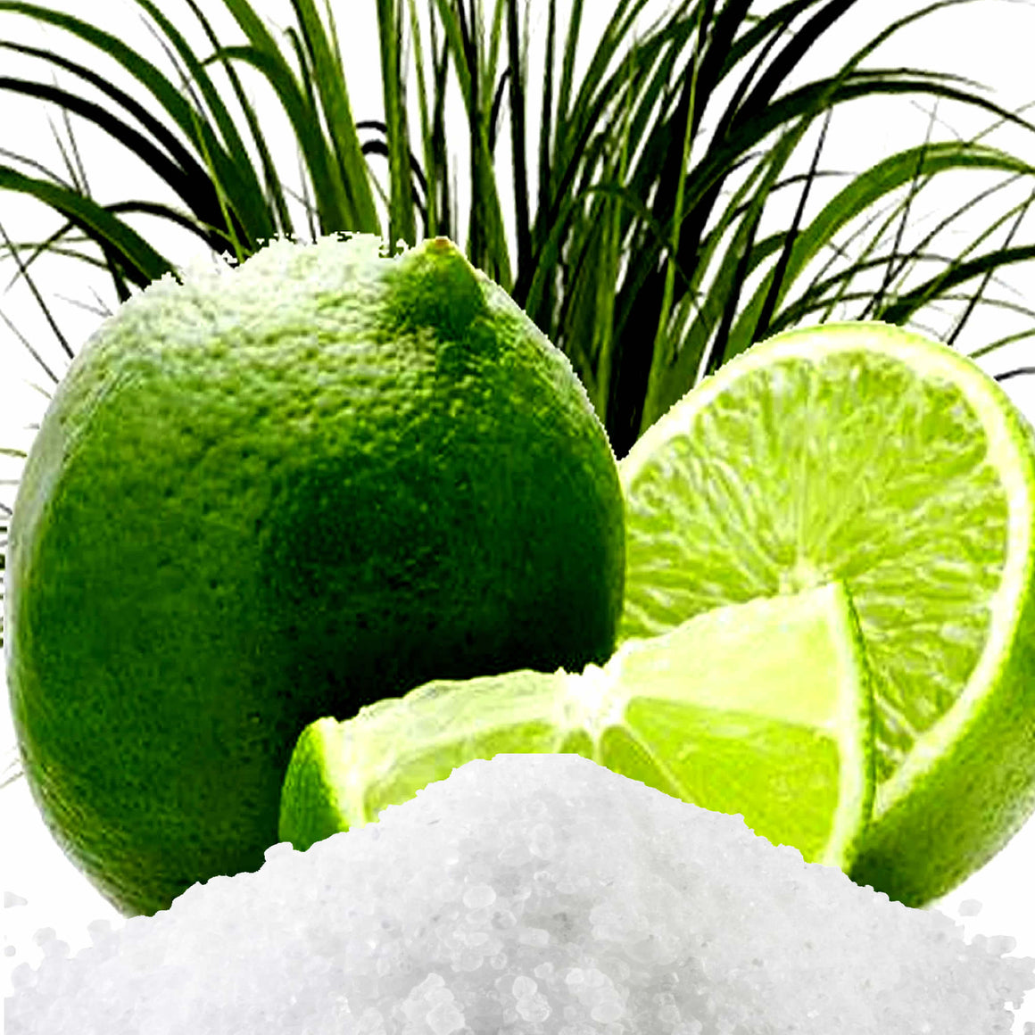 Lemongrass & Lime Vegan bath salts and bath soak crystals, cruelty-free and made in Australia. Highly scented, suitable for women and men. Perfect relaxation gift for him or her.