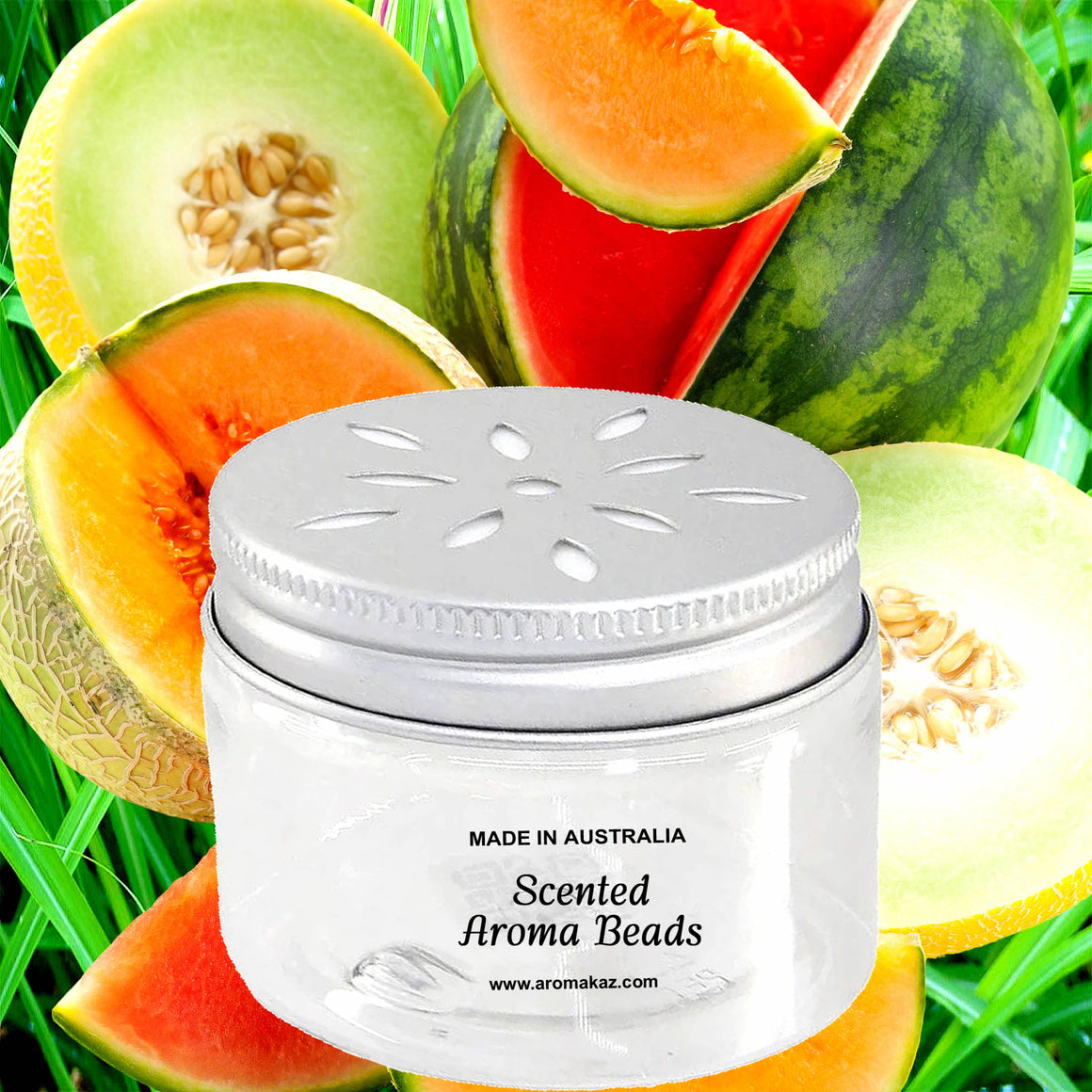 Lemongrass & Wild Melons Air Freshener Aroma Beads - Room, Car, Pantry, Pet Areas, Linen