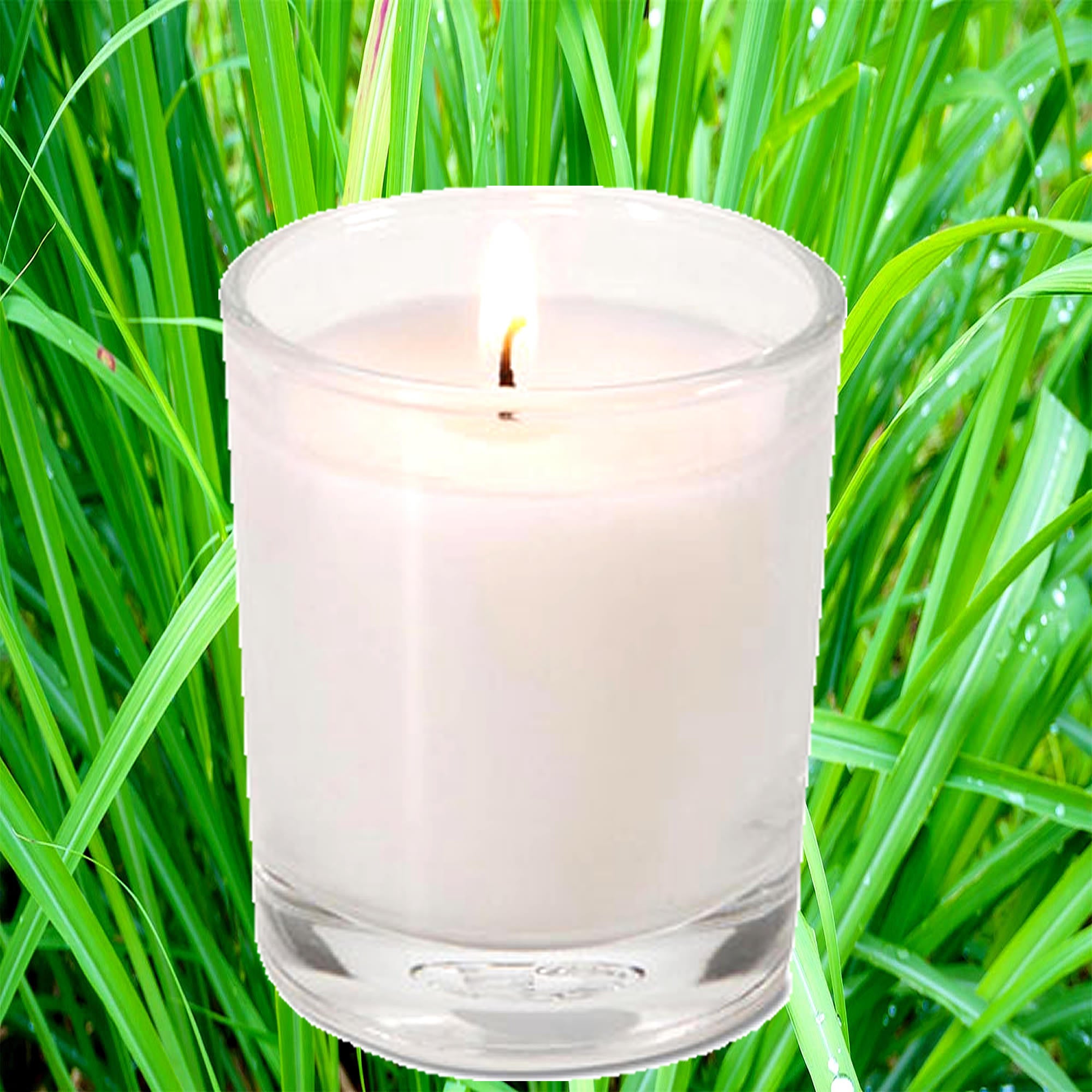 Lemongrass Citronella Eco Soy Votive Candles – Clean Burn, Plant-Based, Vegan & Pet Safe