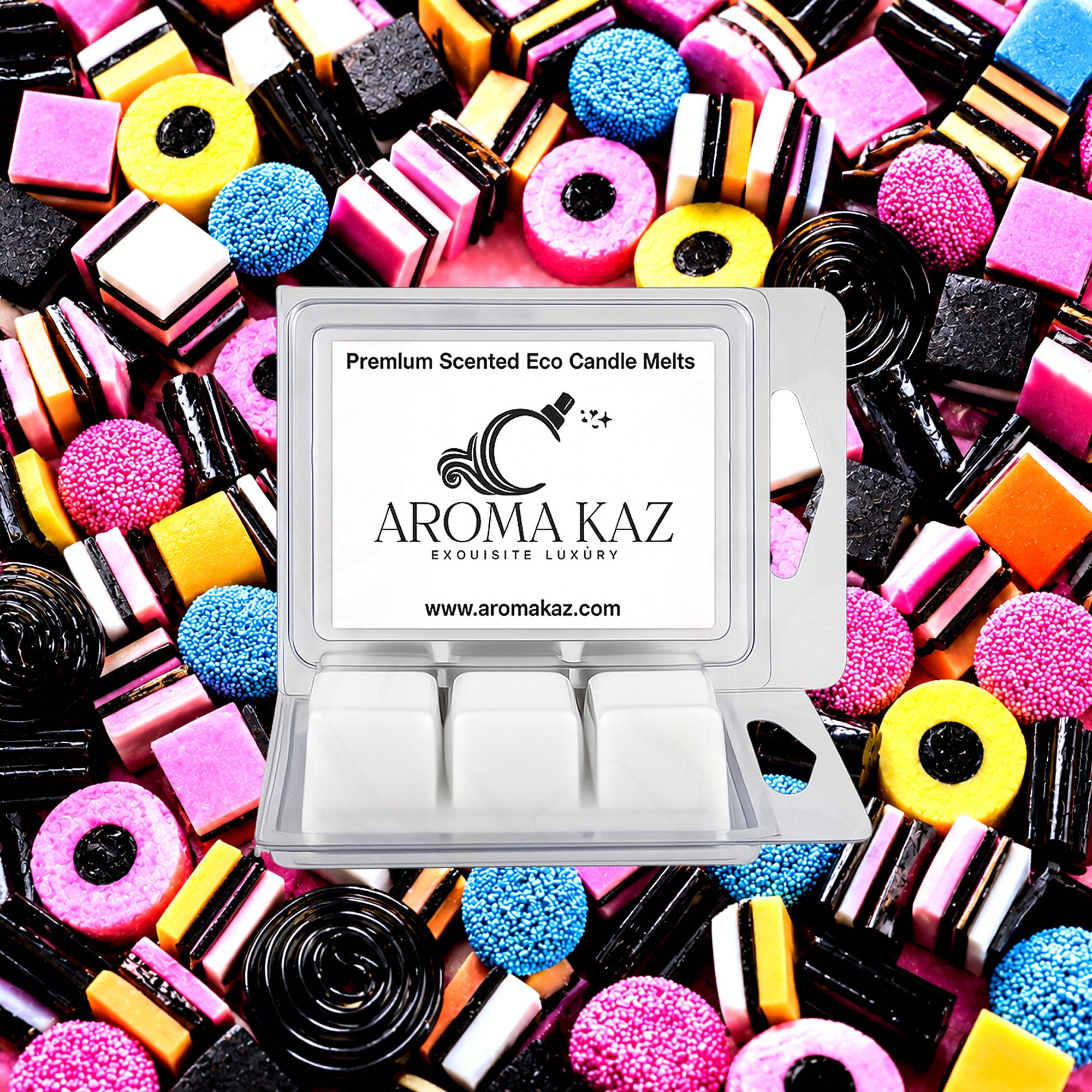 Licorice Allsorts Soy Wax Melts Clam Pack