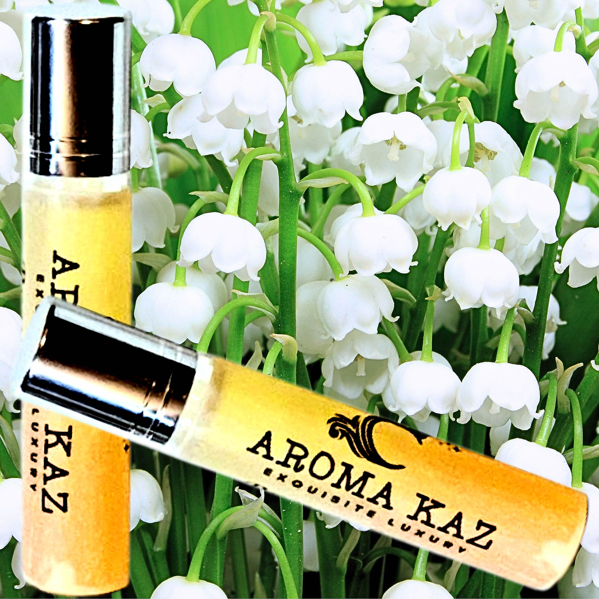 Lily Of The Valley Fragrance Roll On – vegan, cruelty-free perfume roll on featuring delicate spring lily florals, handmade in Australia.