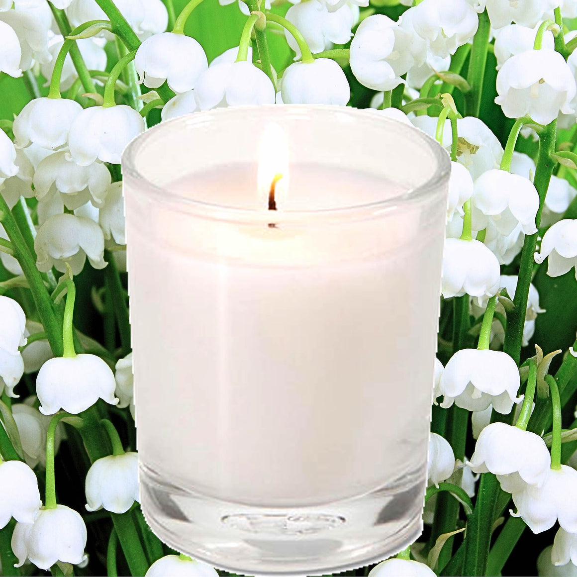 Lily Of The Valley Eco Soy Votive Candles – Clean Burn, Plant-Based, Vegan & Pet Safe