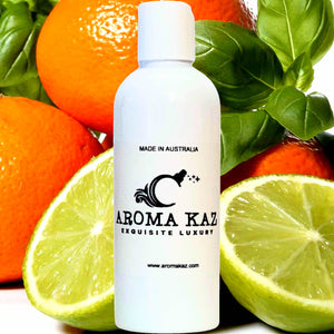 Lime Basil Mandarin Bath/Body/Massage Oil Vegan Plant-Based Moisturiser