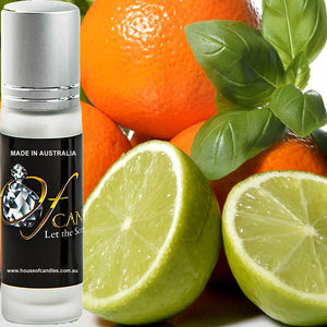 Lime Basil Mandarin Perfume Roll On Fragrance Oil