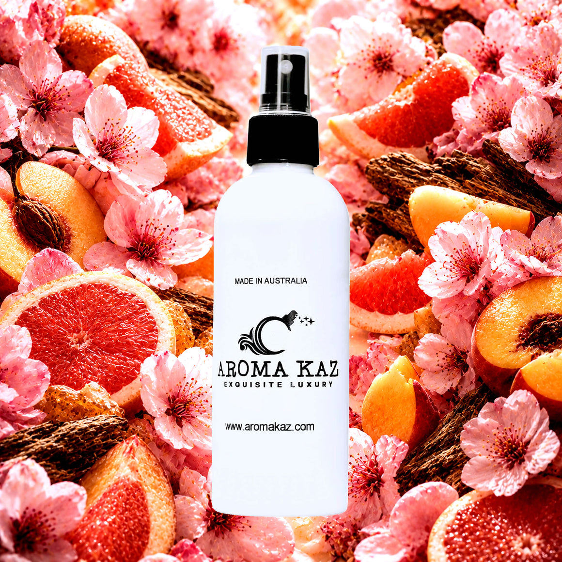 Love Spells Room Linen Car Air Freshener Spray Deodoriser eco-friendly vegan, cruelty-free body fragrance featuring sweet fruity florals and soft romantic notes, made in Australia.