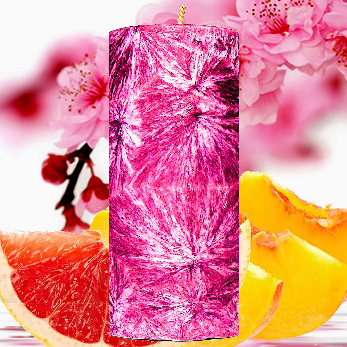 Love Spells Palm Wax Pillar Candle