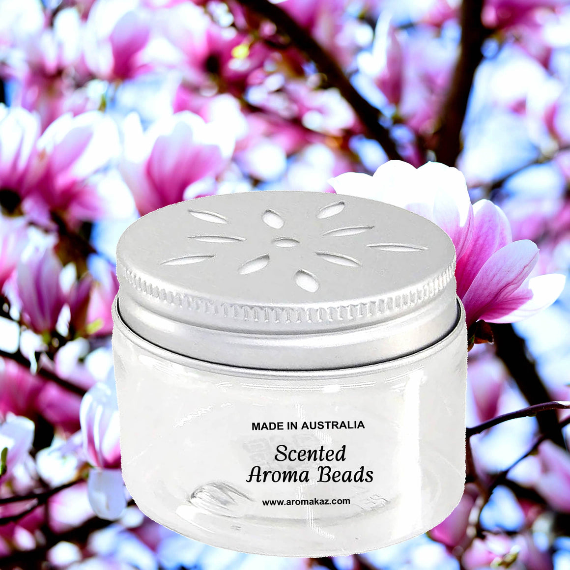 Magnolia Air Freshener Aroma Beads - Room, Car, Pantry, Pet Areas, Linen