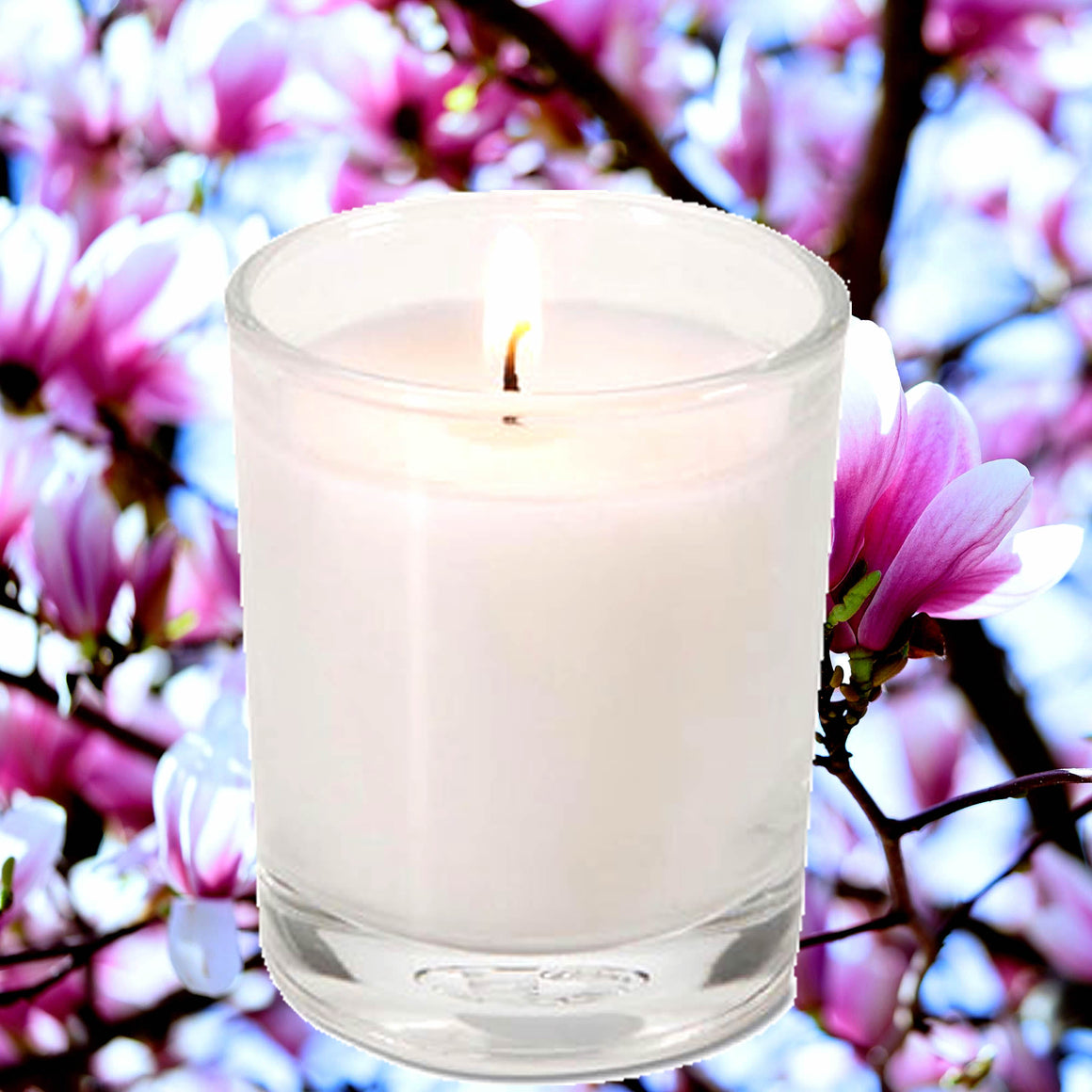 Magnolia Eco Soy Votive Candles – Clean Burn, Plant-Based, Vegan & Pet Safe