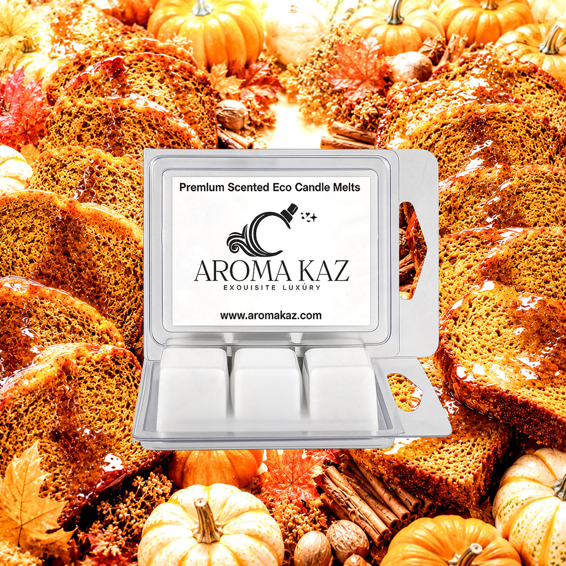 Maple Pumpkin Bread Soy Wax Melts Clam Pack