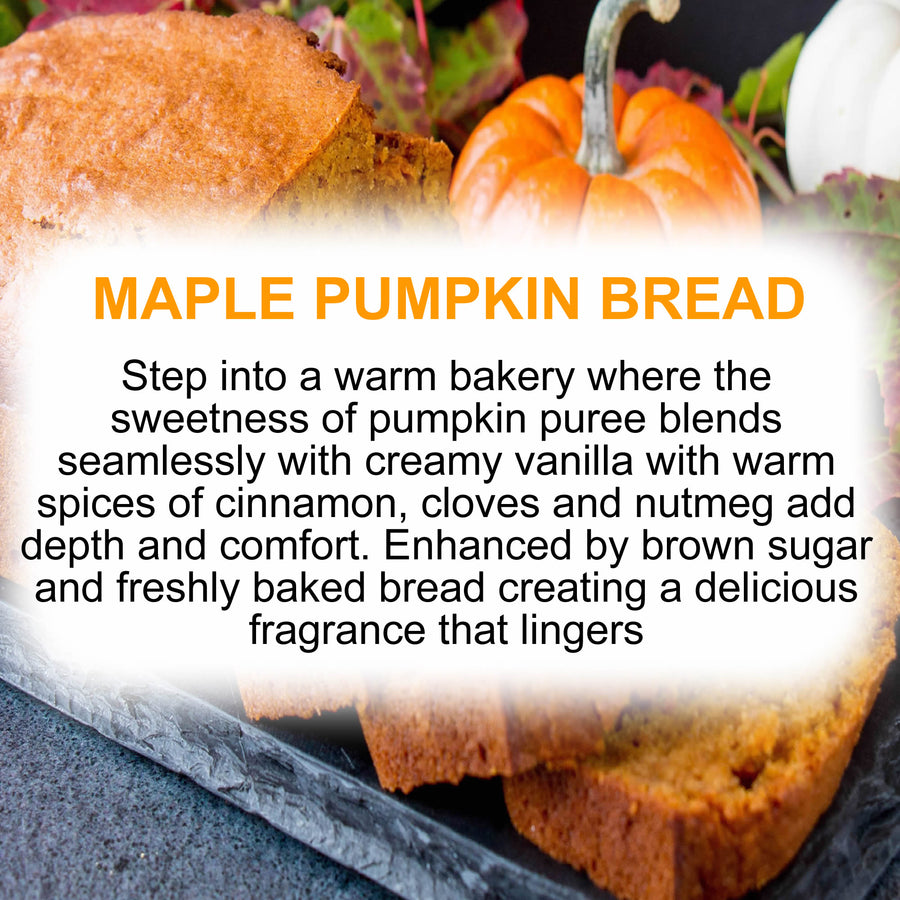 Maple Pumpkin Bread Air Freshener Aroma Beads - Room, Car, Pantry, Pet Areas, Linen