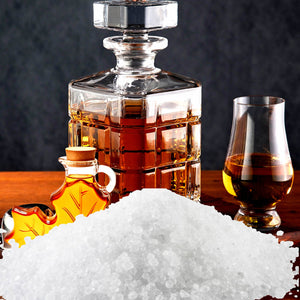 Maple Bourbon Vegan bath salts and bath soak crystals, cruelty-free and made in Australia. Highly scented, suitable for women and men. Perfect relaxation gift for him or her.