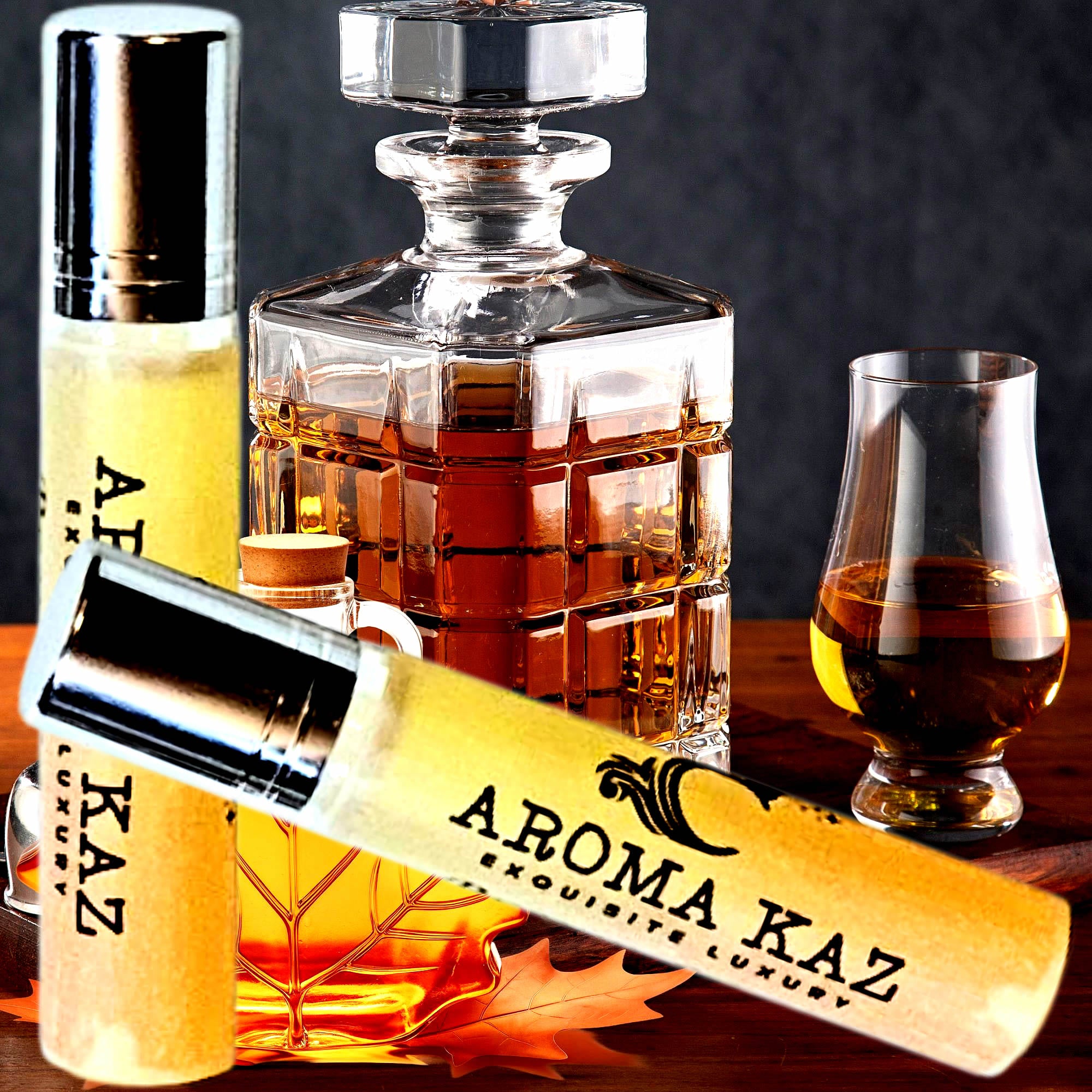 Maple Bourbon Roll-On Fragrance Plant-Based Vegan Cruelty Free