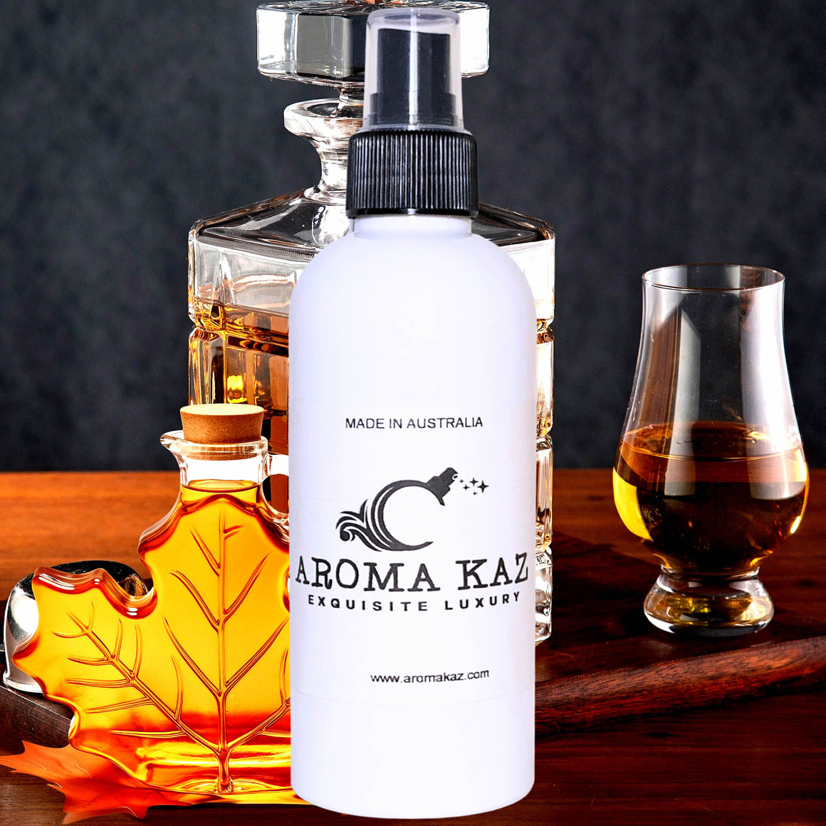 Maple Bourbon Car Air Freshener Spray – Plant-Based, Vegan, Cruelty-Free & Pet Safe