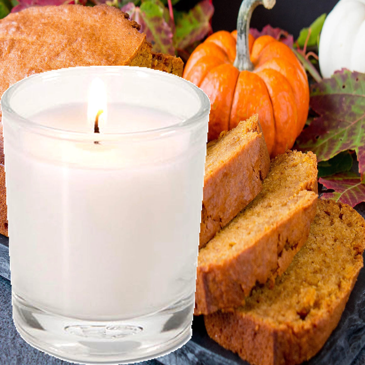 Maple Pumpkin Bread Scented Eco Soy Votive Candles Hand Poured